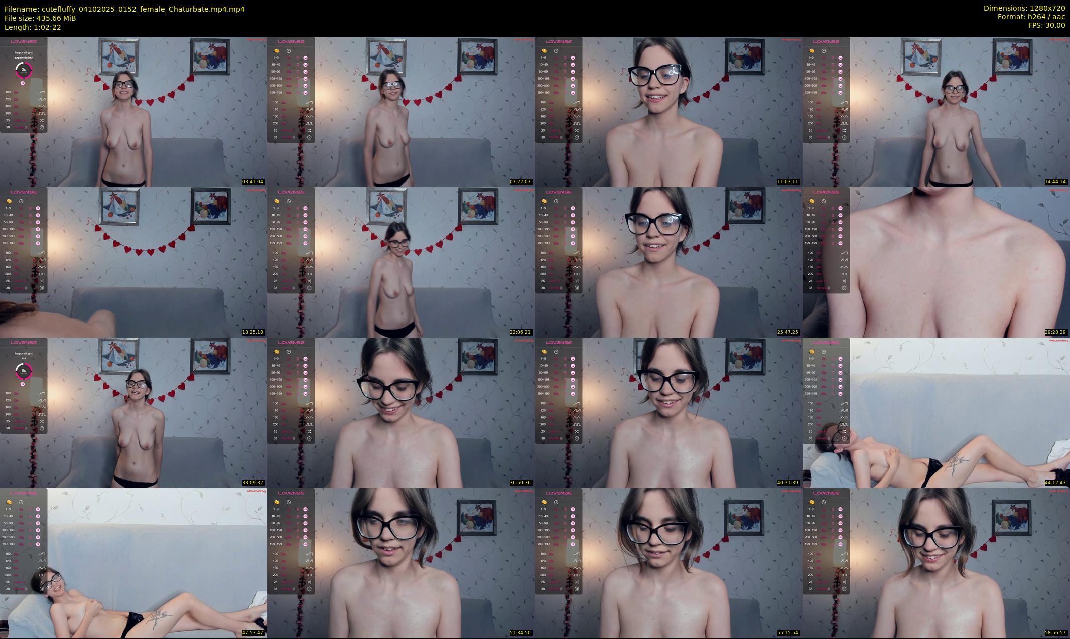 cutefluffy — 63 minute Chaturbate female cam show recording, 720p, Oct 4, 2025