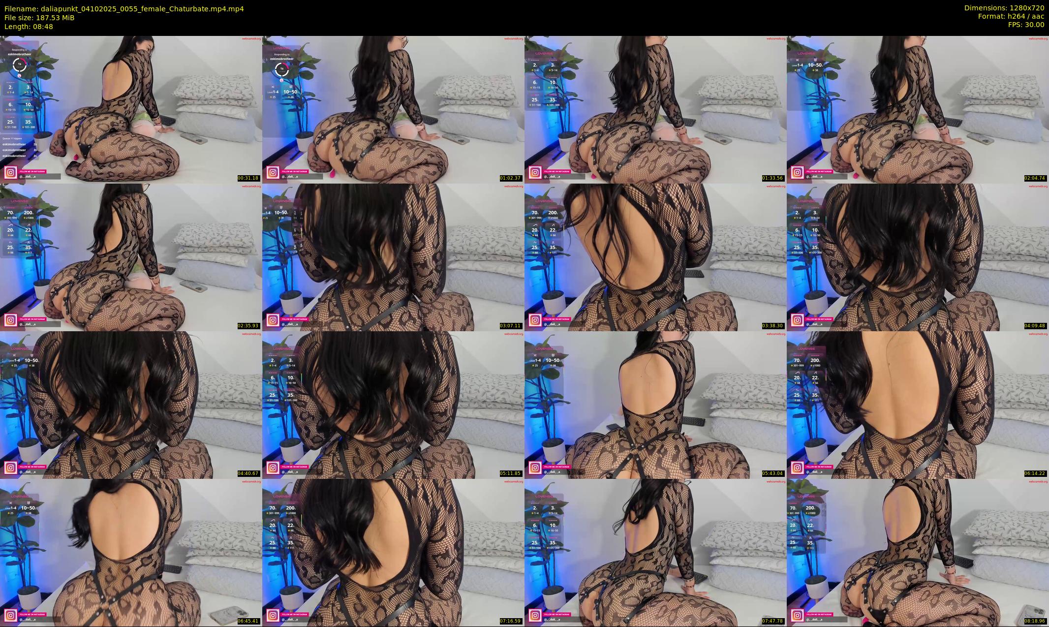 daliapunkt — 9 minute Chaturbate female cam show recording, 720p, Oct 4, 2025