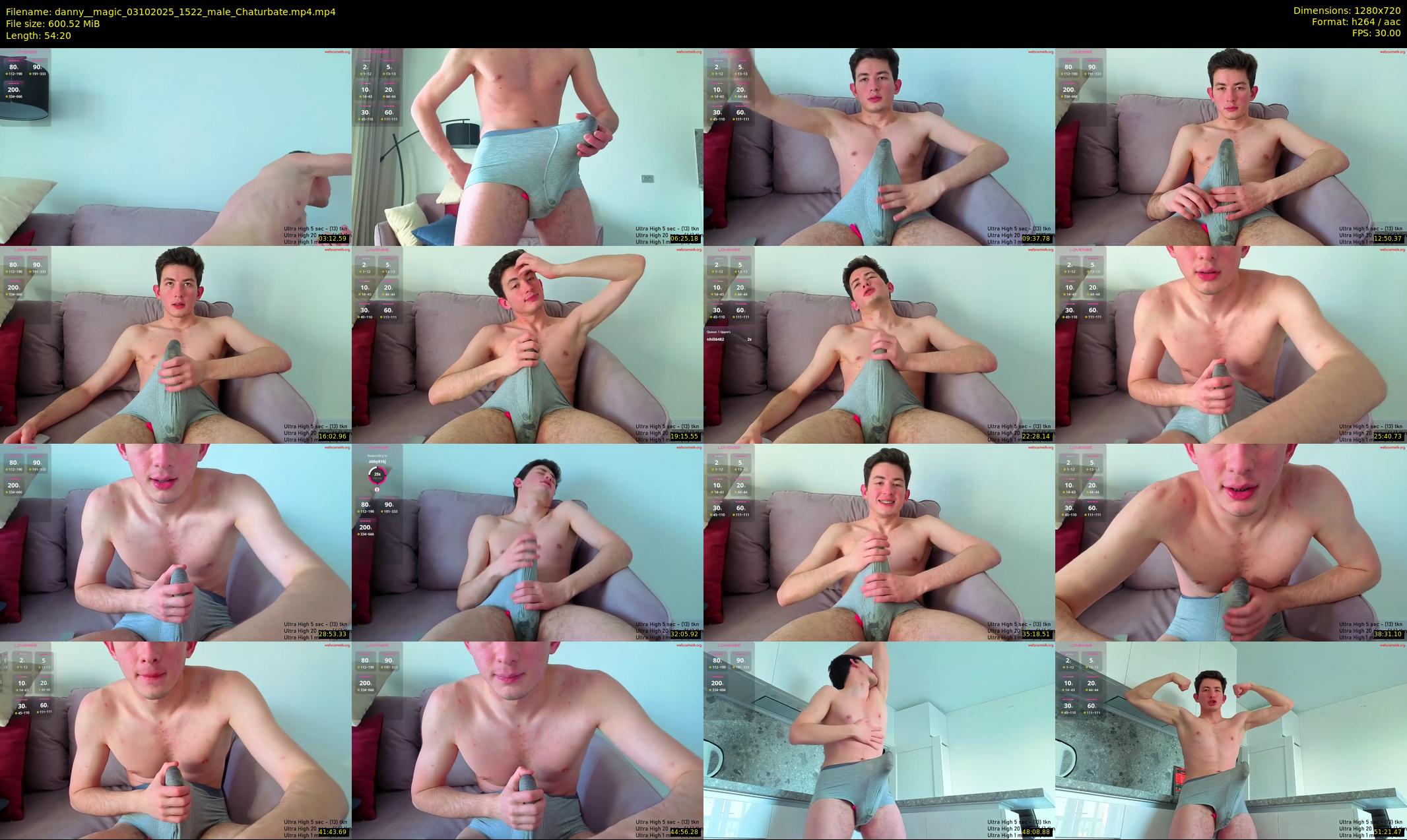 danny__magic — 55 minute Chaturbate male cam show recording, 720p, Oct 3, 2025