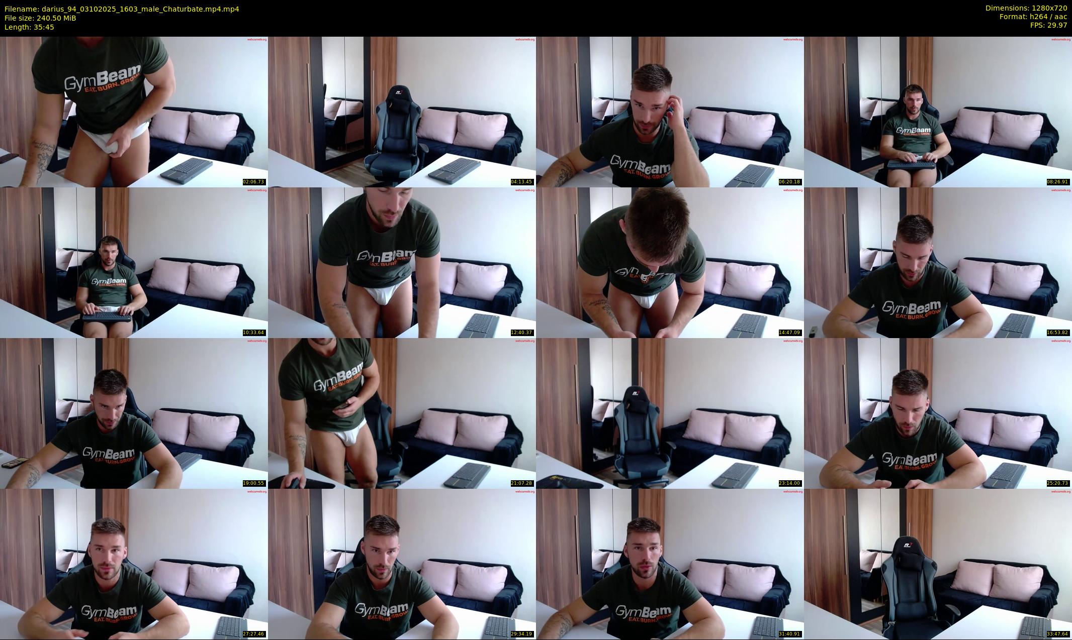 darius_94 — 36 minute Chaturbate male cam show recording, 720p, Oct 3, 2025