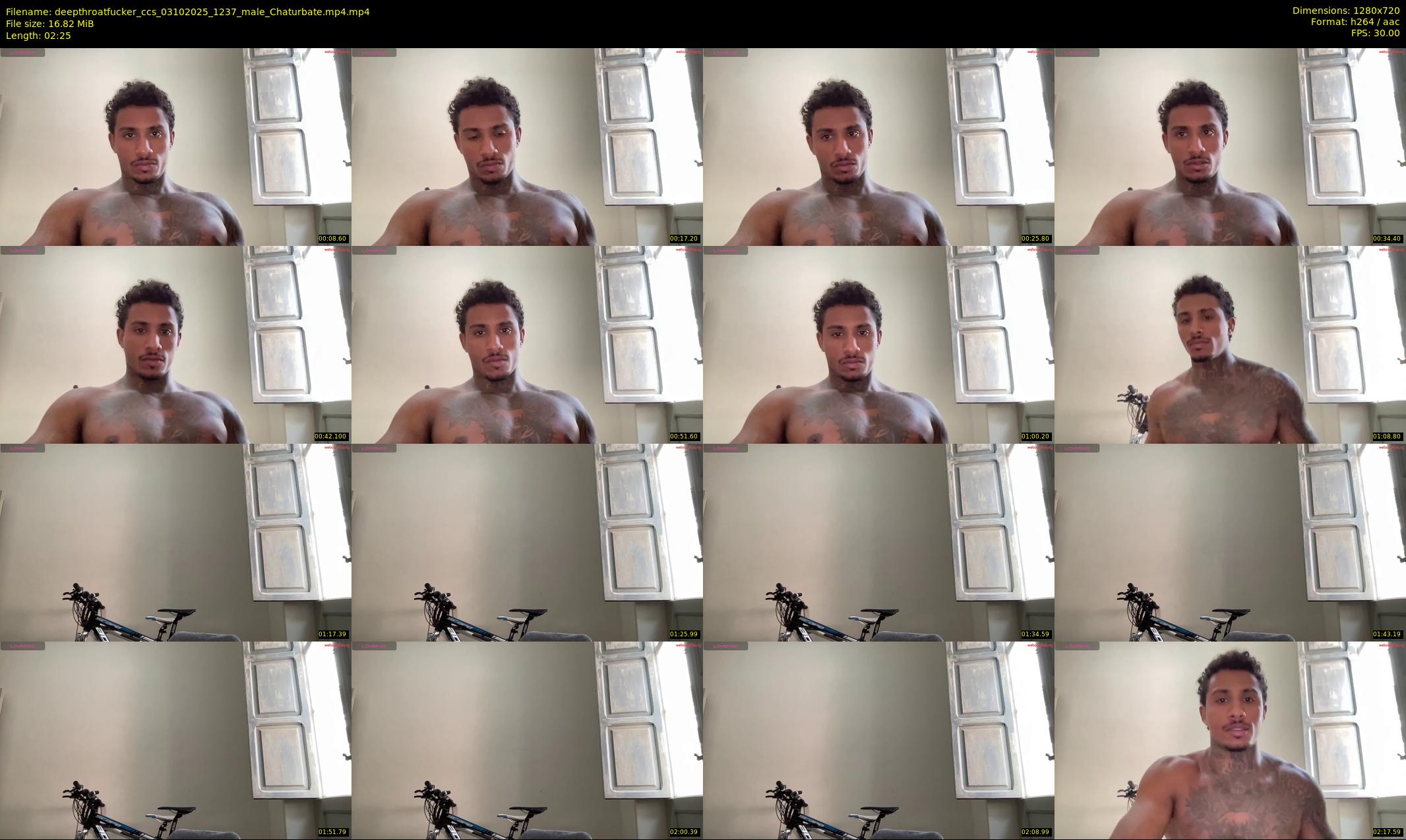 deepthroatfucker_ccs — 3 minute Chaturbate male cam show recording, 720p, Oct 3, 2025