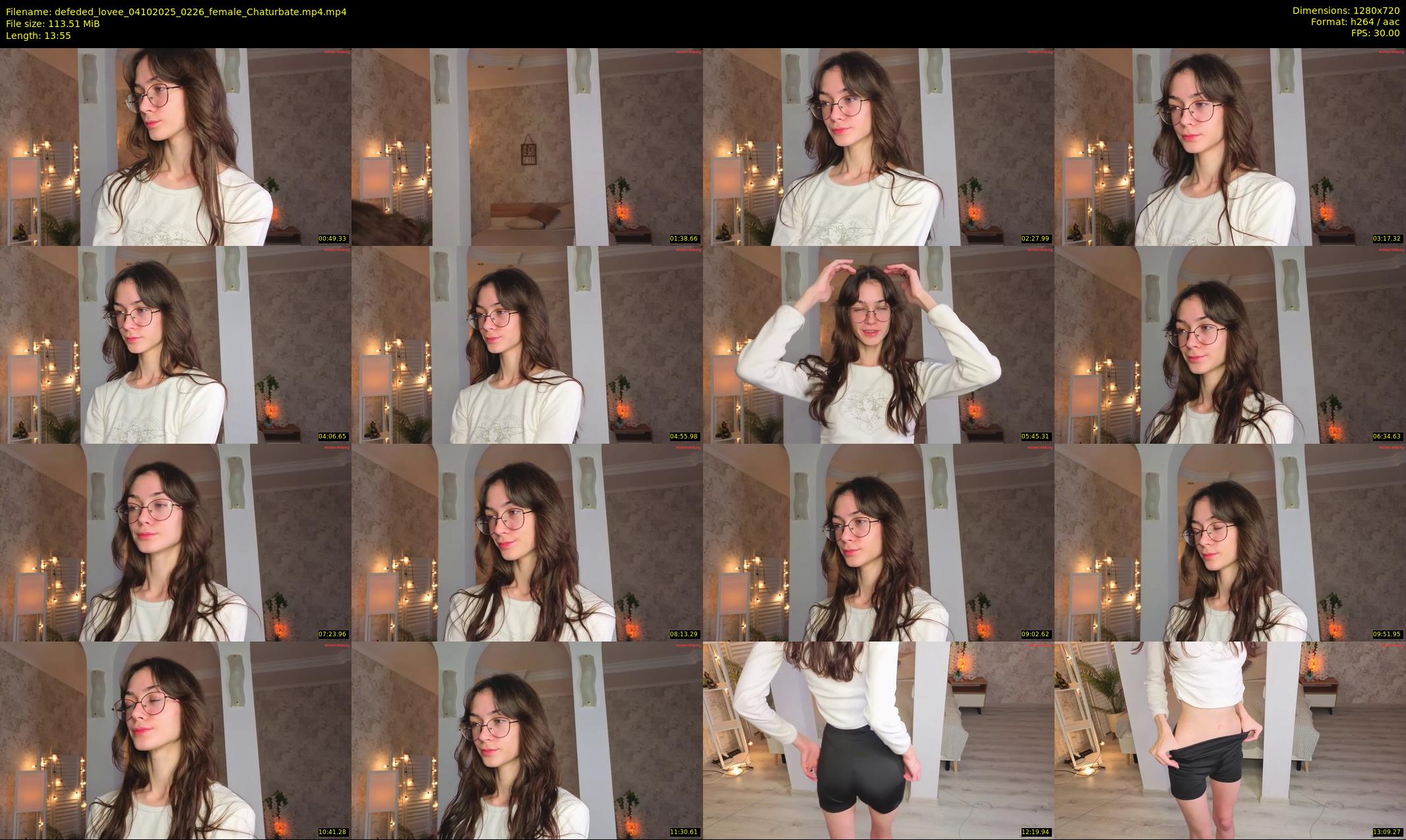 defeded_lovee — 14 minute Chaturbate female cam show recording, 720p, Oct 4, 2025