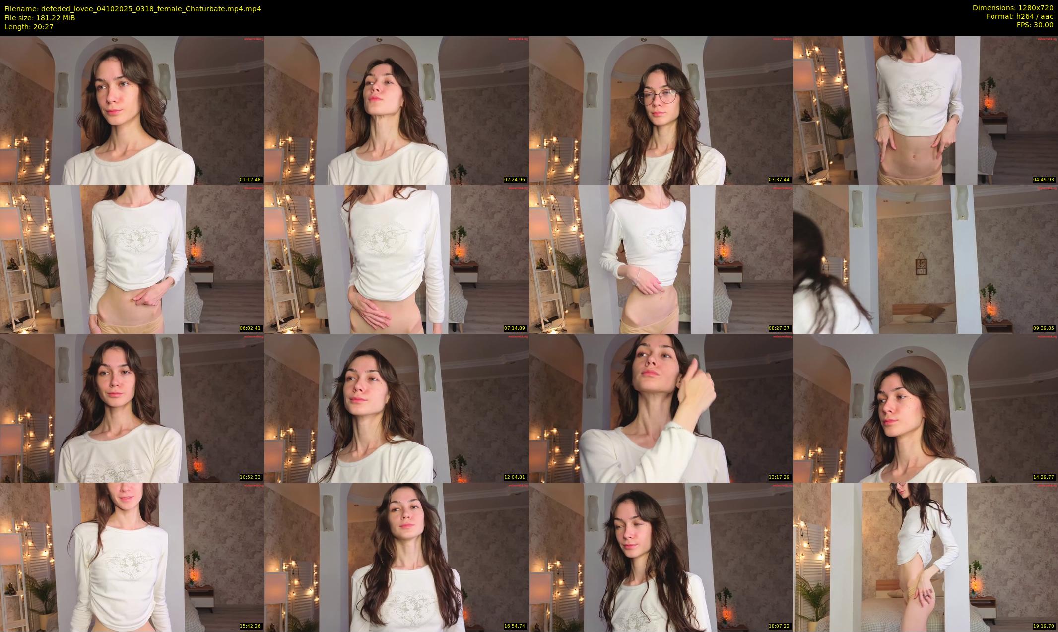 defeded_lovee — 21 minute Chaturbate female cam show recording, 720p, Oct 4, 2025