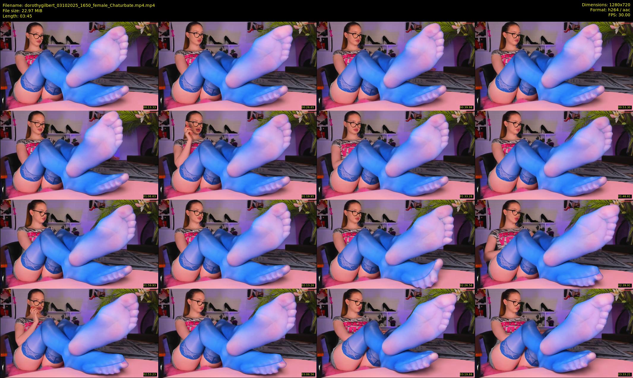 dorothygilbert — 4 minute Chaturbate female cam show recording, 720p, Oct 3, 2025