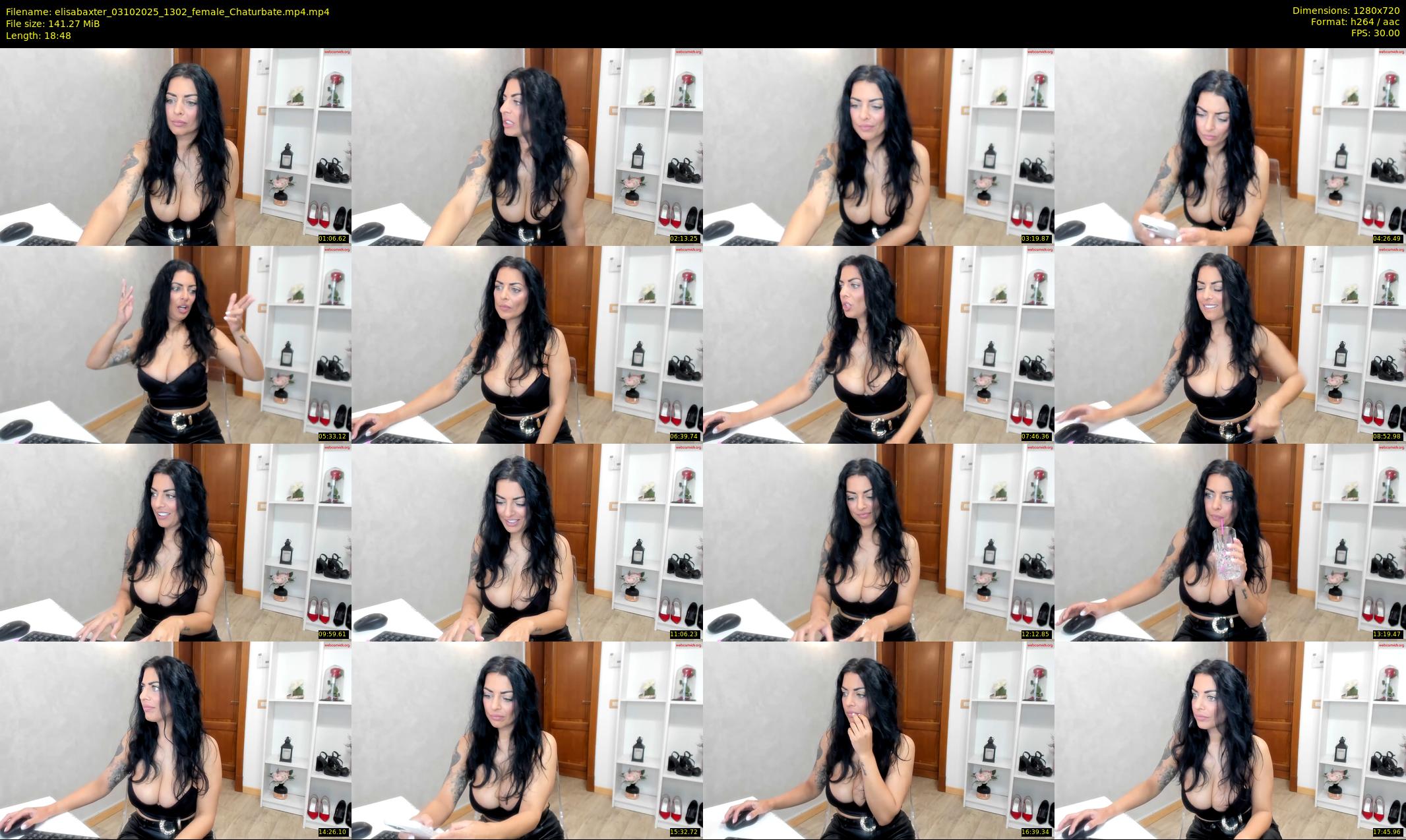 elisabaxter — 19 minute Chaturbate female cam show recording, 720p, Oct 3, 2025