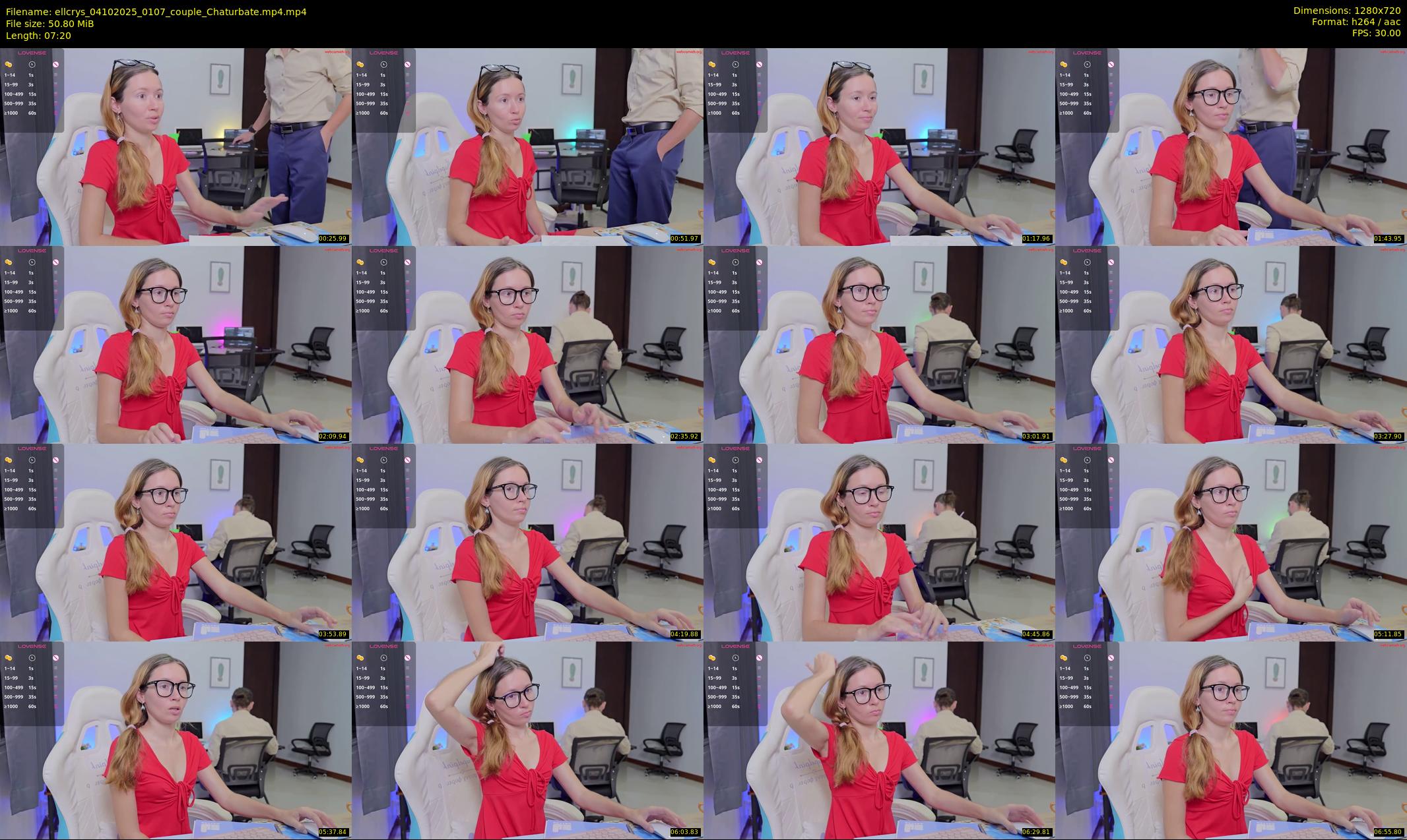 ellcrys — 8 minute Chaturbate couple cam show recording, 720p, Oct 4, 2025