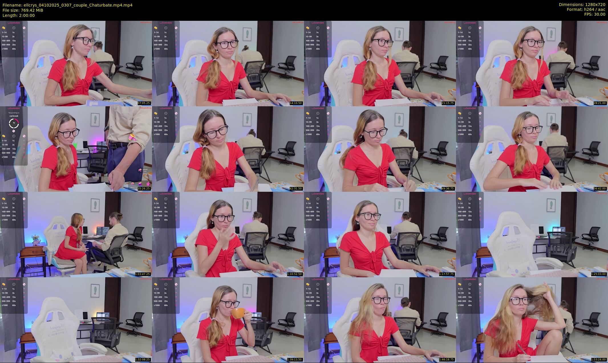ellcrys — 120 minute Chaturbate couple cam show recording, 720p, Oct 4, 2025
