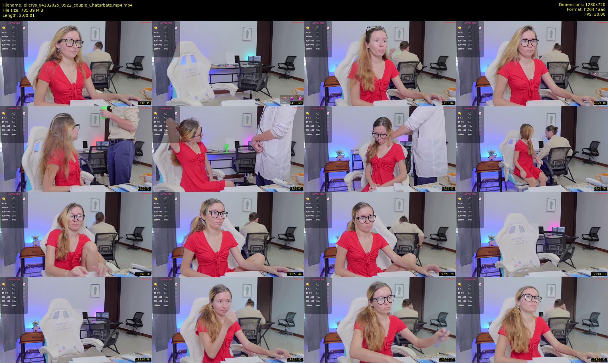 ellcrys — 121 minute Chaturbate couple cam show recording, 720p, Oct 4, 2025