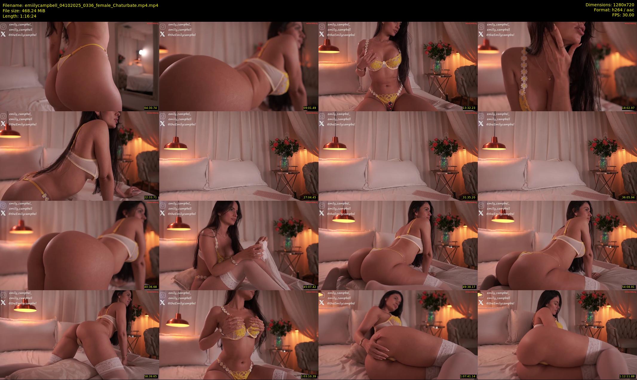 emiilycampbell — 77 minute Chaturbate female cam show recording, 720p, Oct 4, 2025