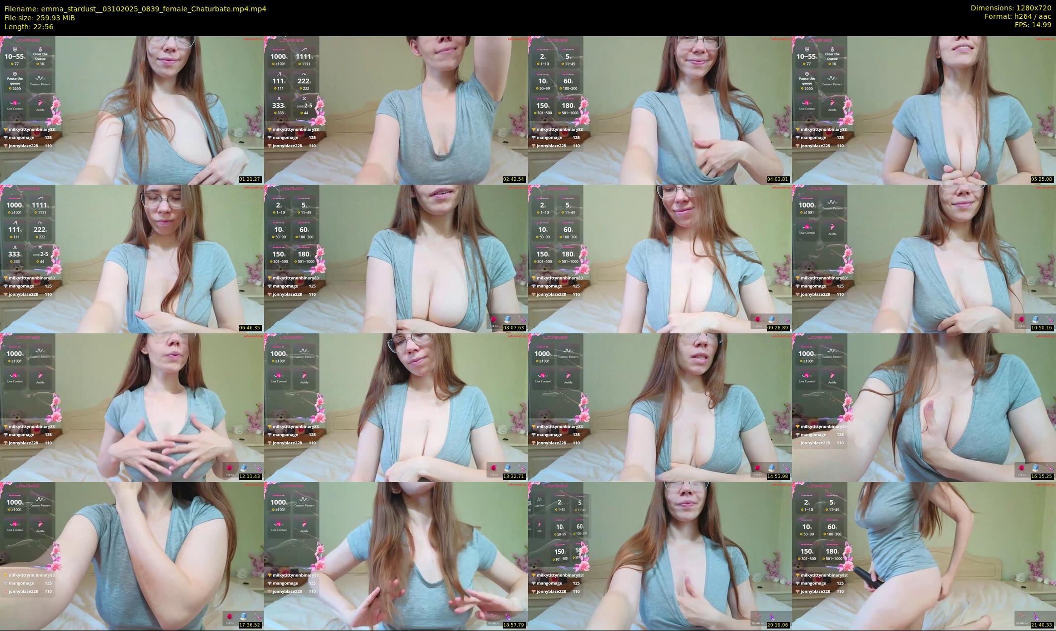emma_stardust_ — 23 minute Chaturbate female cam show recording, 720p, Oct 3, 2025