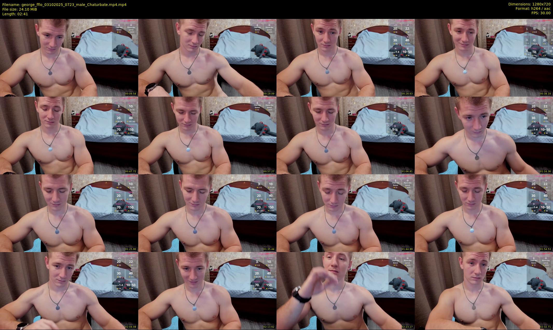 george_fflo — 3 minute Chaturbate male cam show recording, 720p, Oct 3, 2025