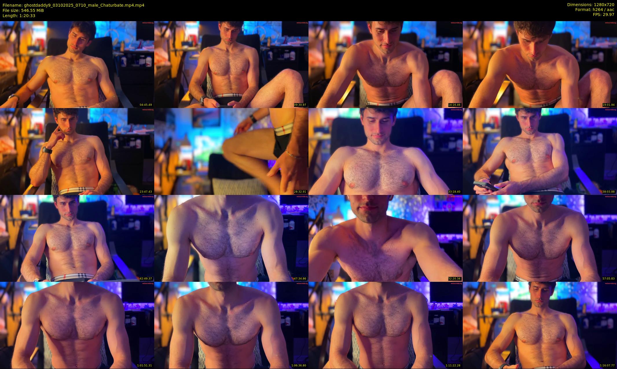 ghostdaddy9 — 81 minute Chaturbate male cam show recording, 720p, Oct 3, 2025
