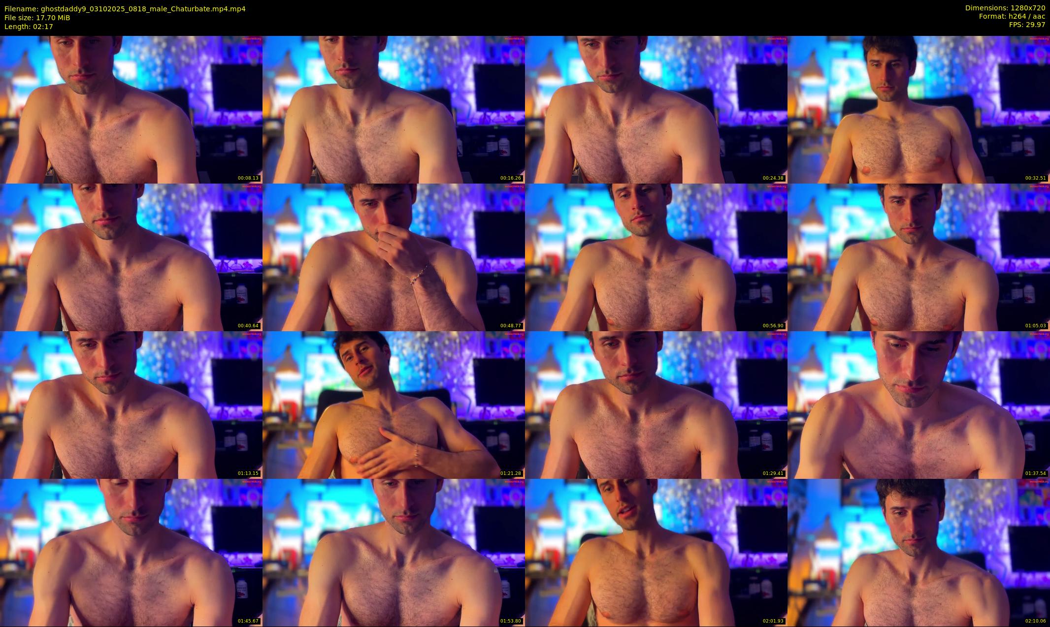 ghostdaddy9 — 3 minute Chaturbate male cam show recording, 720p, Oct 3, 2025