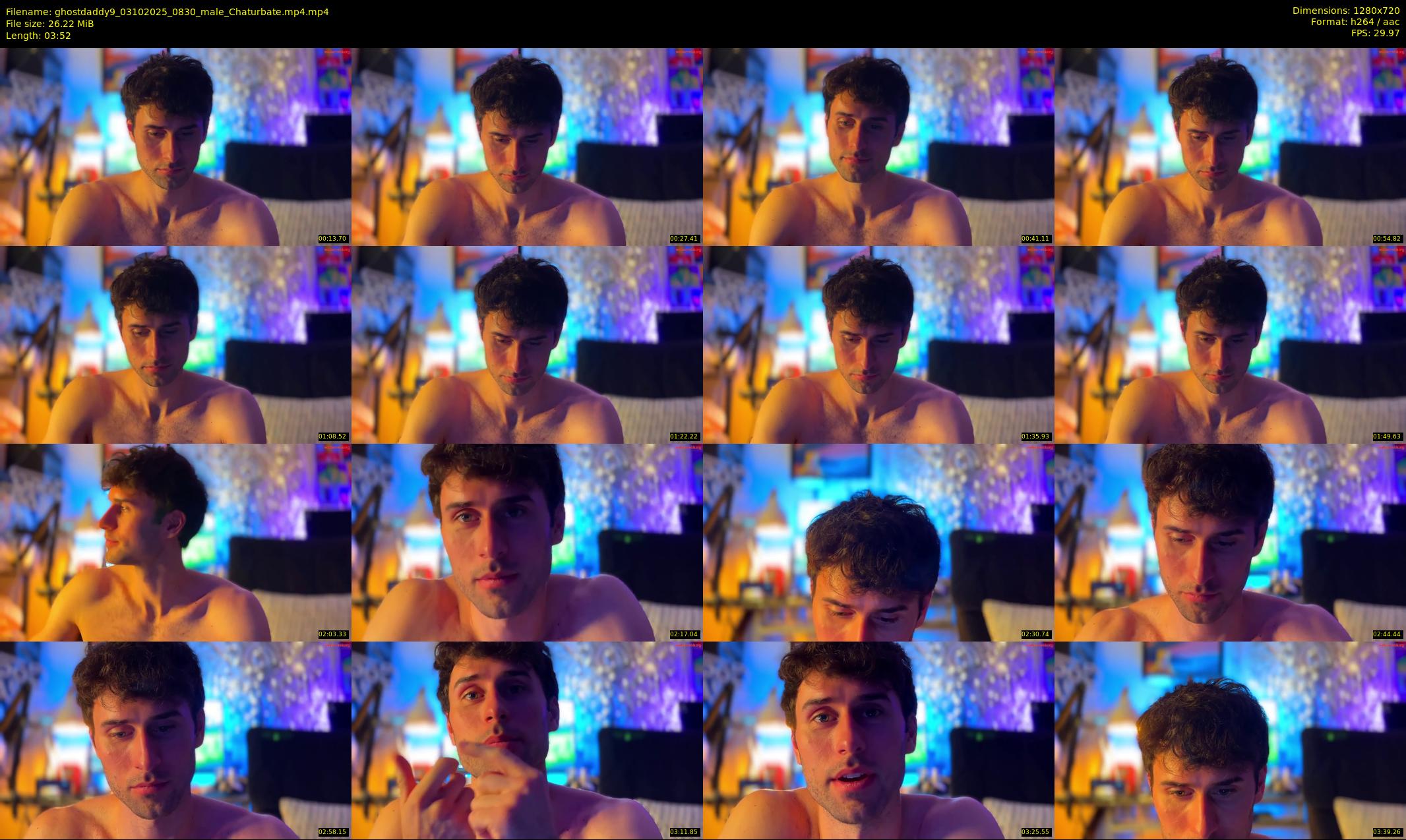 ghostdaddy9 — 4 minute Chaturbate male cam show recording, 720p, Oct 3, 2025