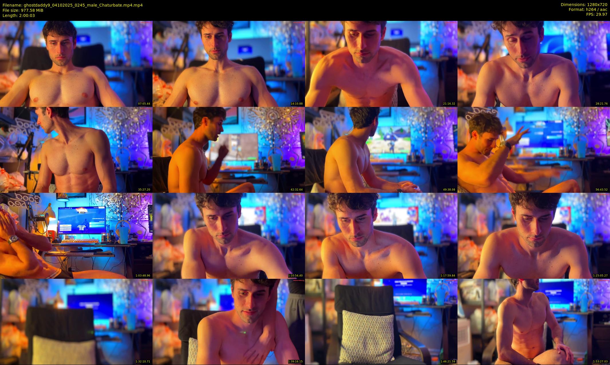 ghostdaddy9 — 121 minute Chaturbate male cam show recording, 720p, Oct 4, 2025