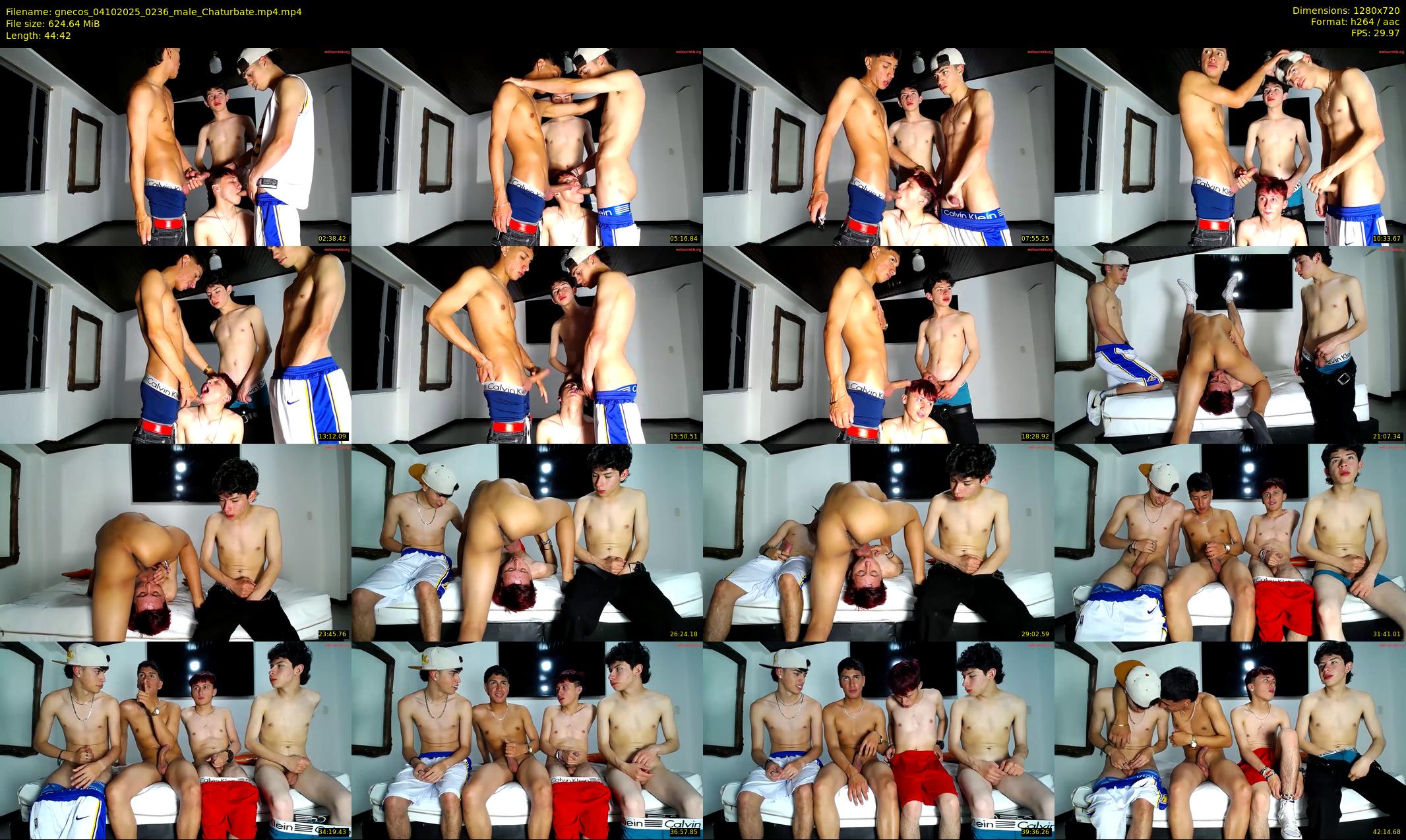 gnecos — 45 minute Chaturbate male cam show recording, 720p, Oct 4, 2025