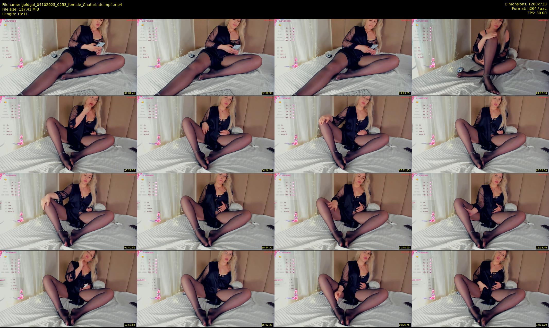 goldgal — 19 minute Chaturbate female cam show recording, 720p, Oct 4, 2025