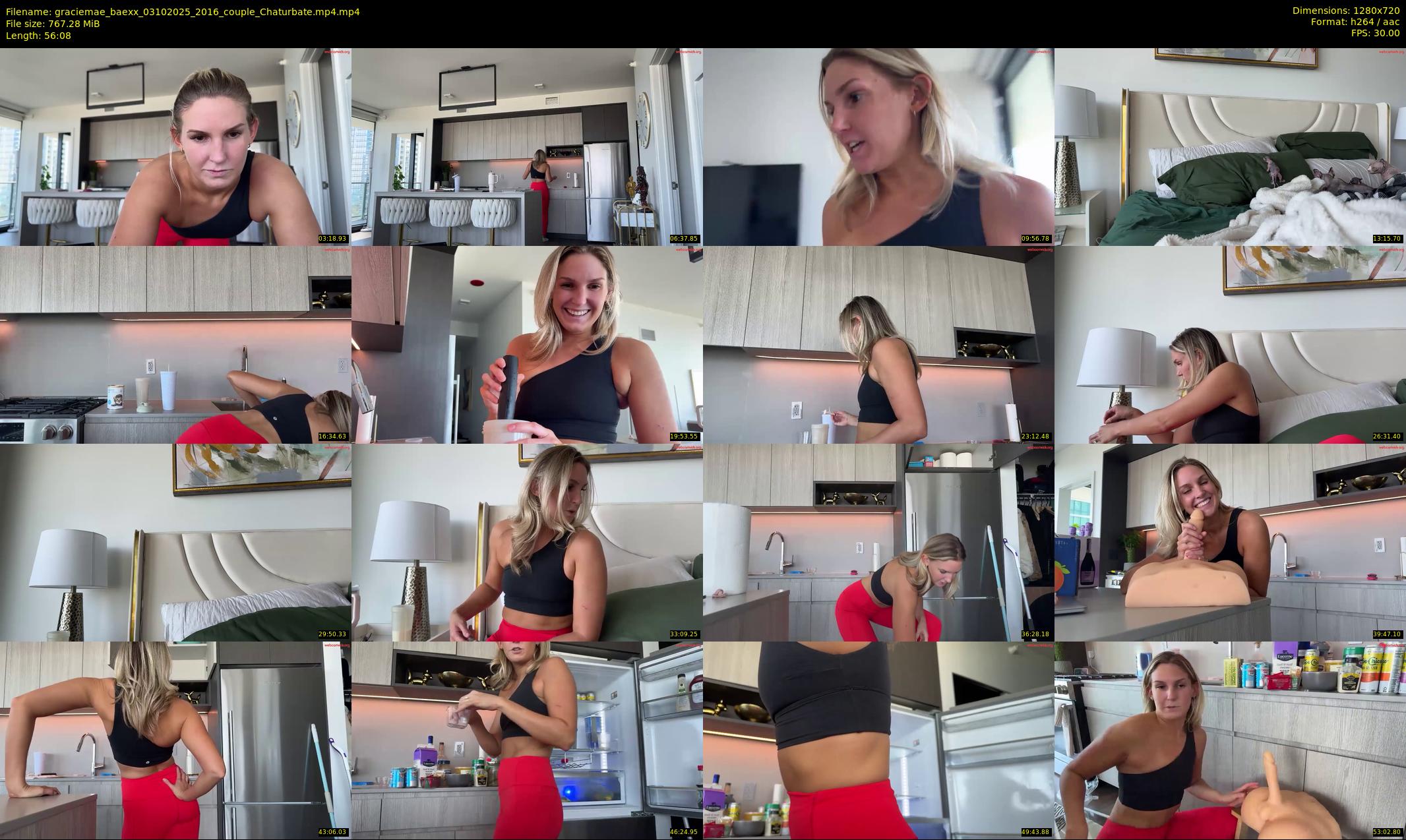 graciemae_baexx — 57 minute Chaturbate female cam show recording, 720p, Oct 3, 2025