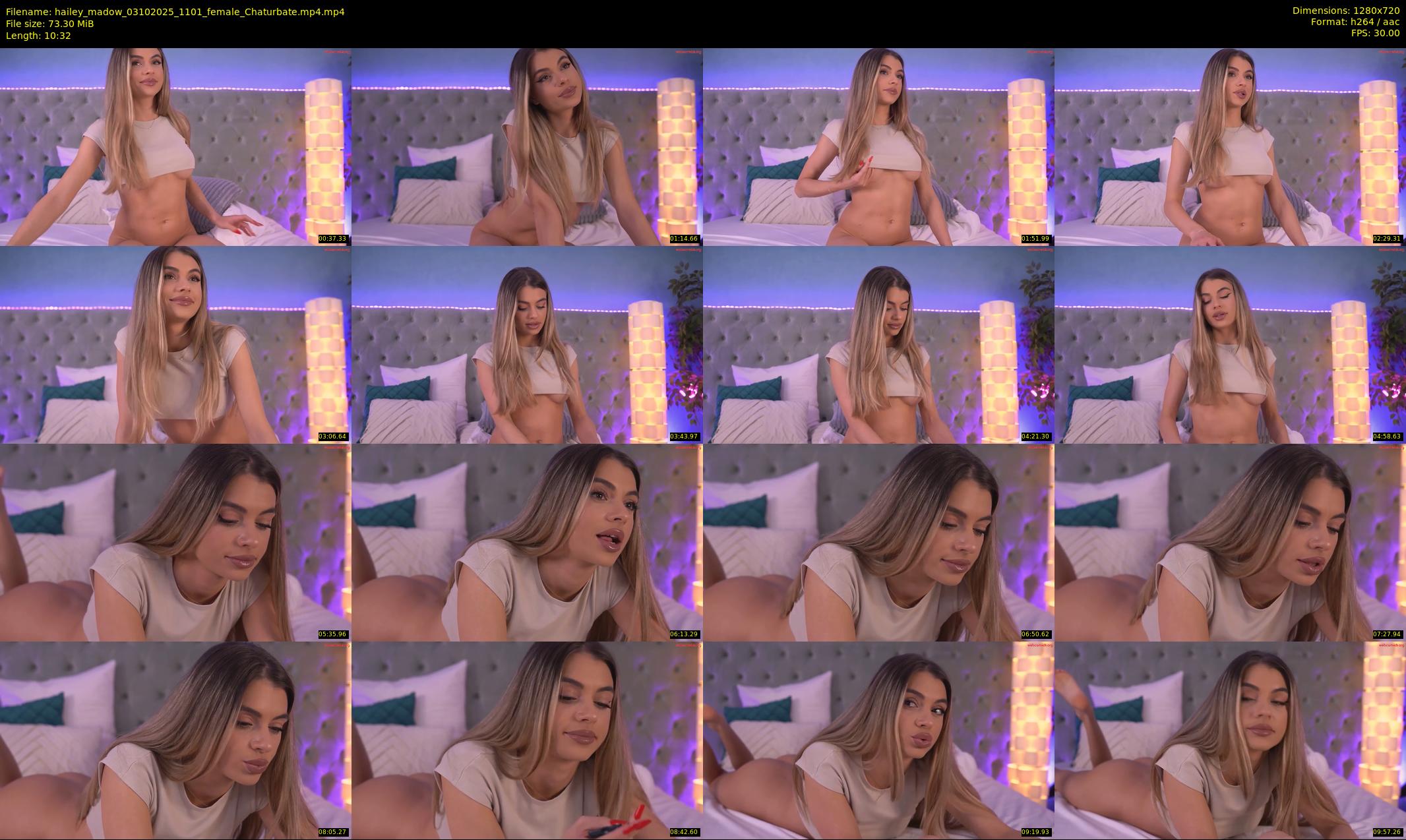 hailey_madow — 11 minute Chaturbate female cam show recording, 720p, Oct 3, 2025
