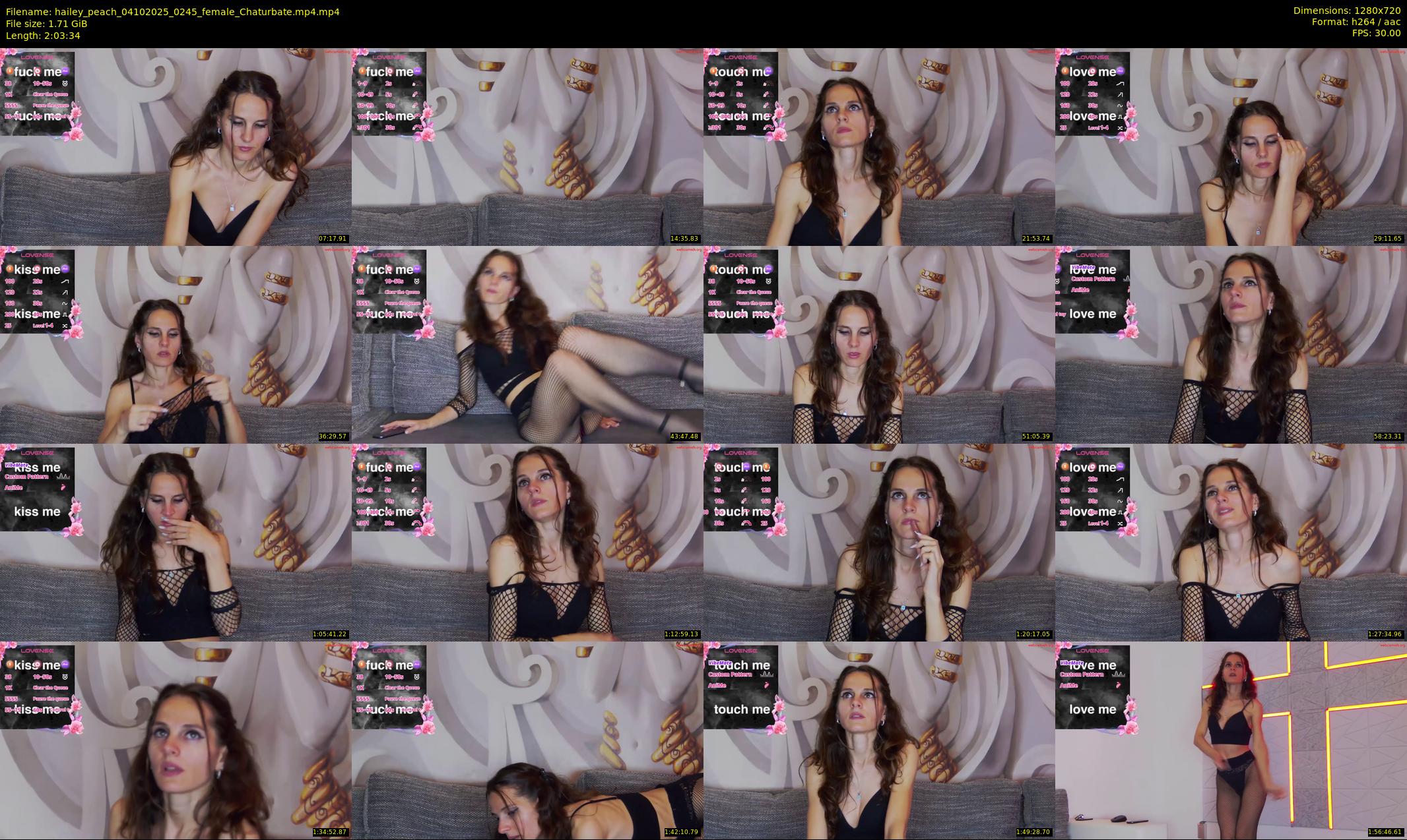 hailey_peach — 124 minute Chaturbate female cam show recording, 720p, Oct 4, 2025
