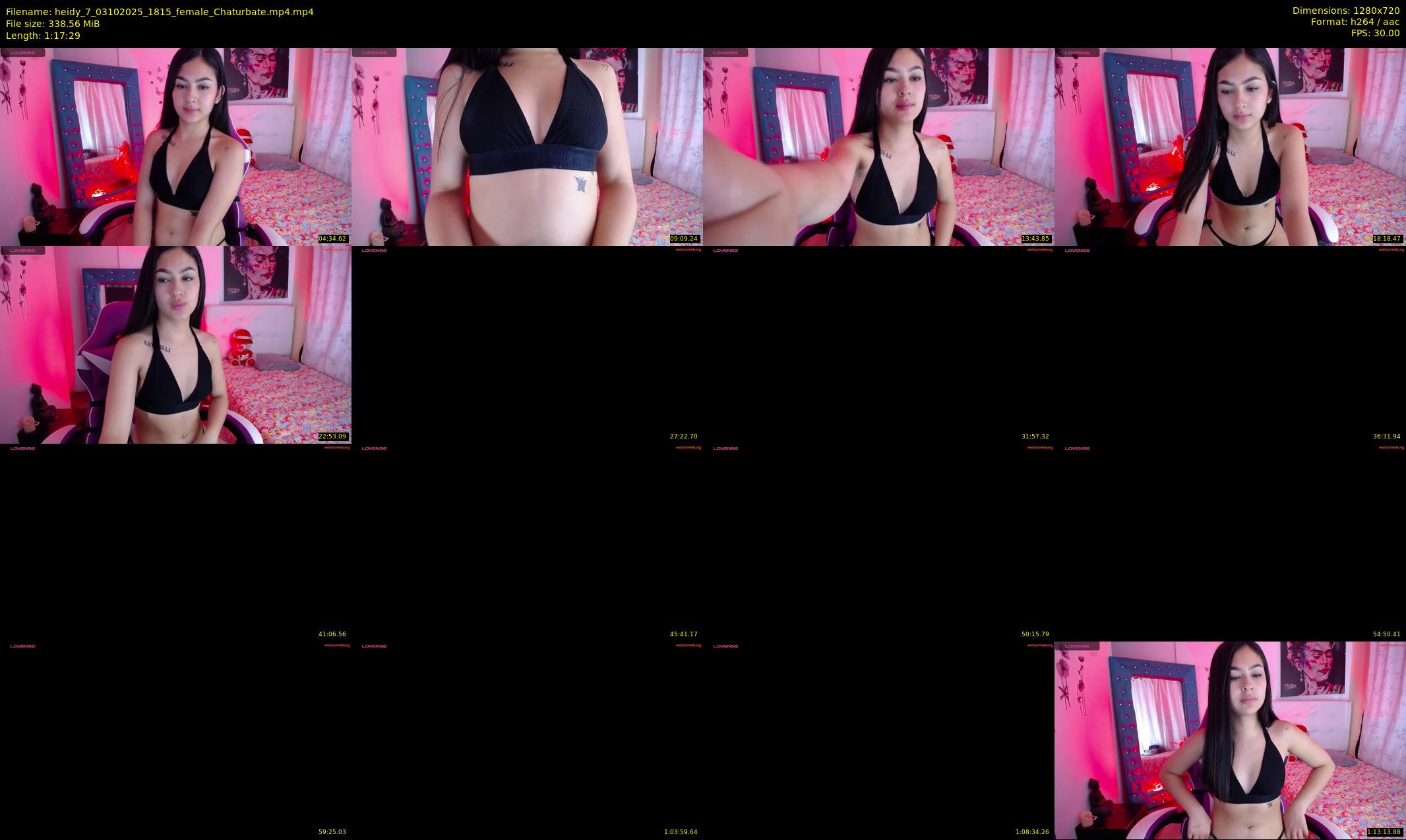 heidy_7 — 78 minute Chaturbate female cam show recording, 720p, Oct 3, 2025