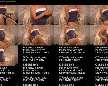 hetty_satar — 26 minute Chaturbate female cam show recording, 720p, Oct 3, 2025