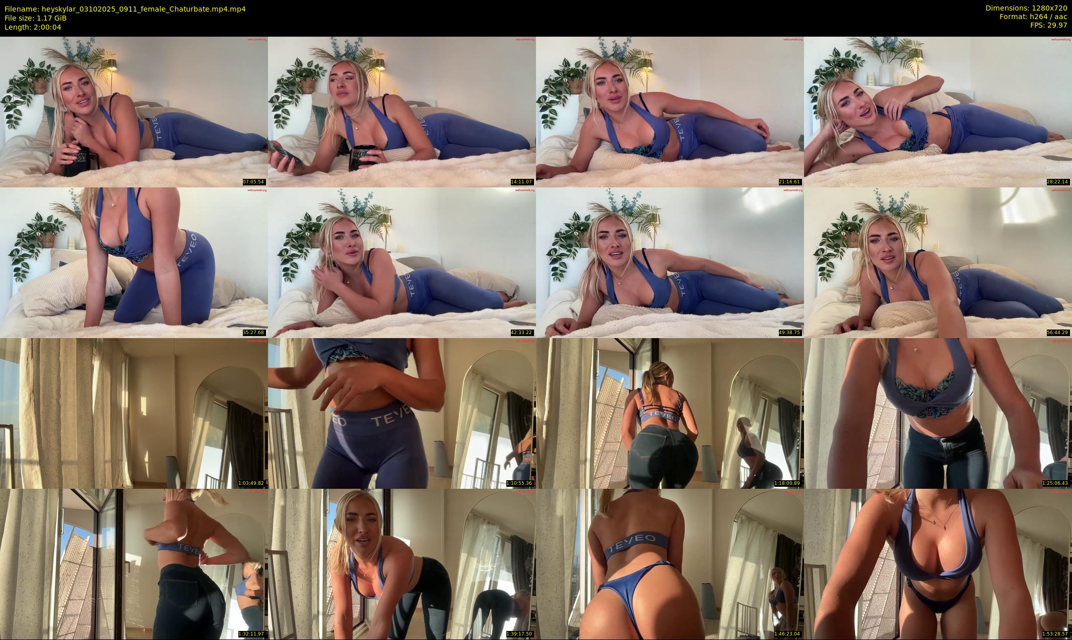 heyskylar — 121 minute Chaturbate female cam show recording, 720p, Oct 3, 2025