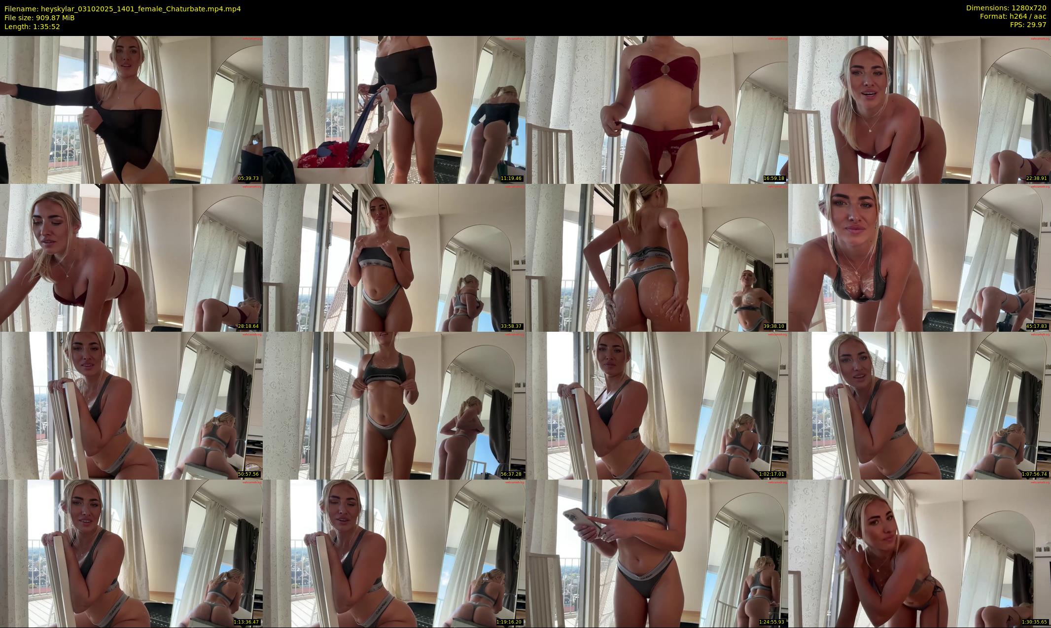 heyskylar — 96 minute Chaturbate female cam show recording, 720p, Oct 3, 2025