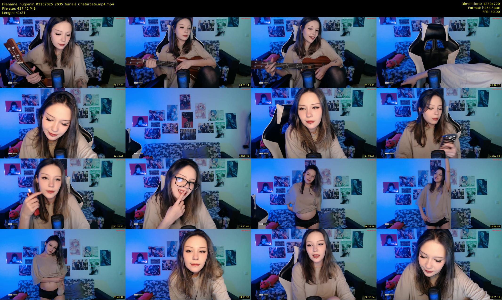 hugomin — 42 minute Chaturbate female cam show recording, 720p, Oct 3, 2025