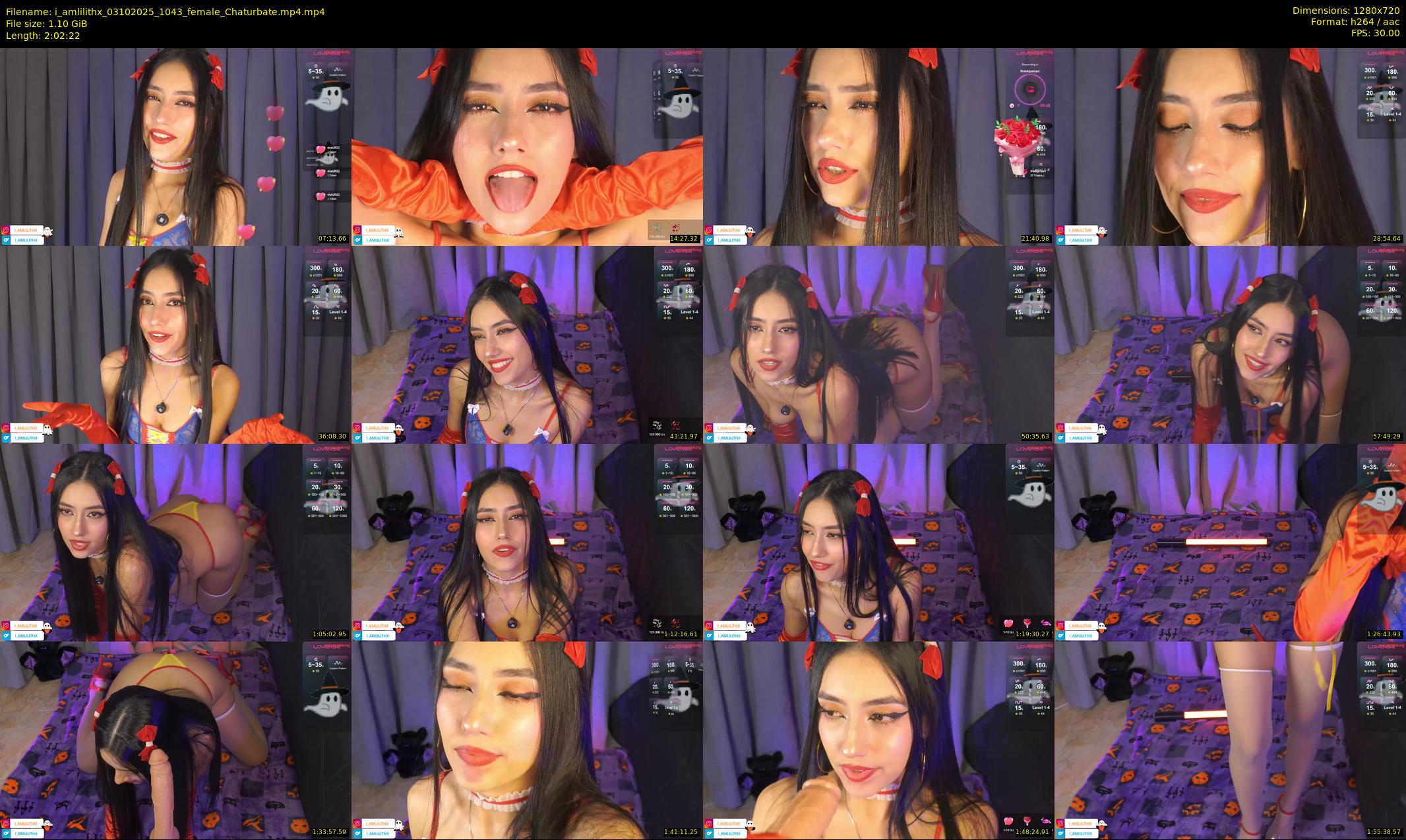 i_amlilithx — 123 minute Chaturbate female cam show recording, 720p, Oct 3, 2025