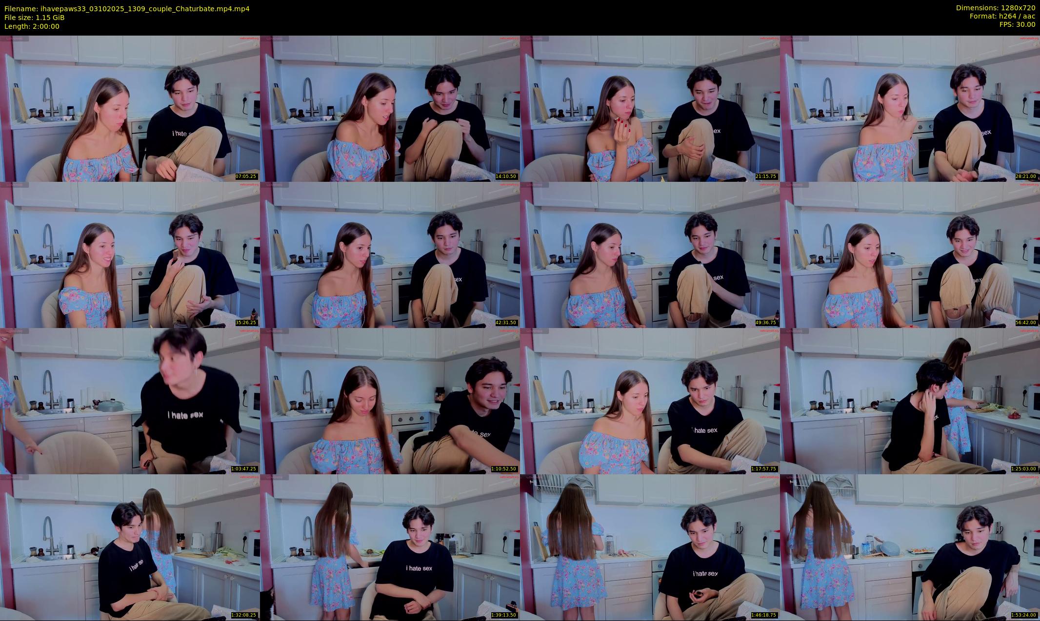 ihavepaws33 — 120 minute Chaturbate couple cam show recording, 720p, Oct 3, 2025