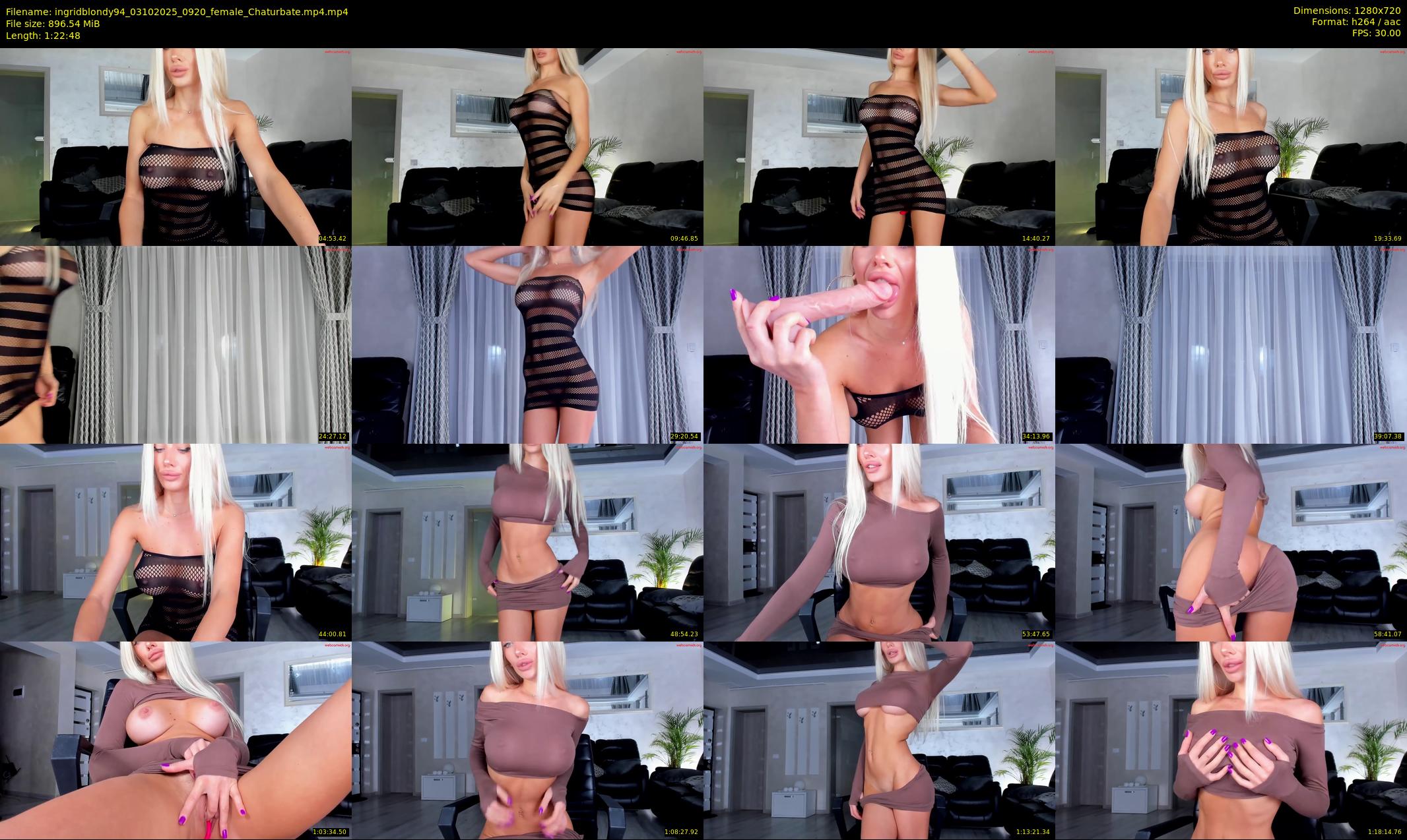 ingridblondy94 — 83 minute Chaturbate female cam show recording, 720p, Oct 3, 2025