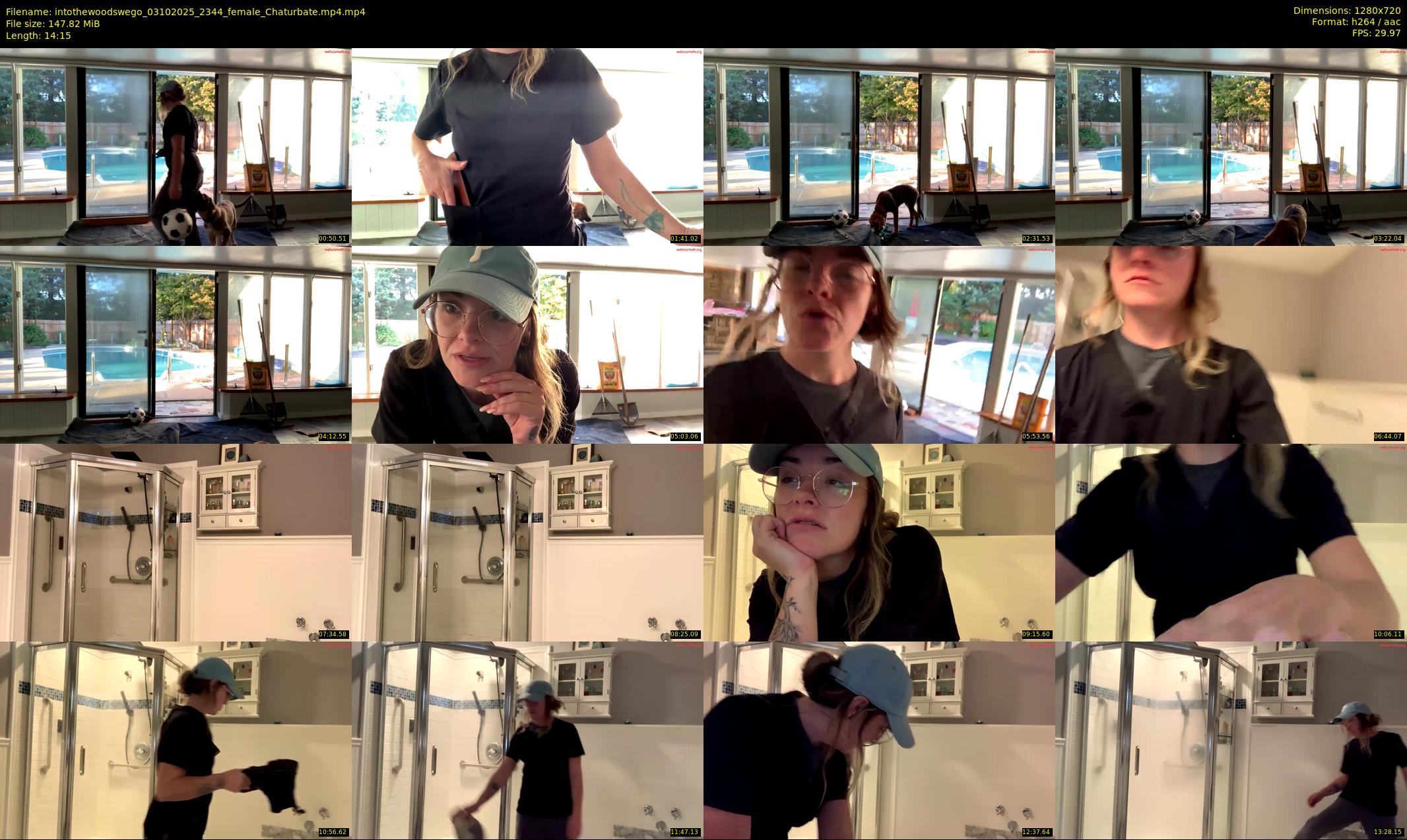 intothewoodswego — 15 minute Chaturbate female cam show recording, 720p, Oct 3, 2025