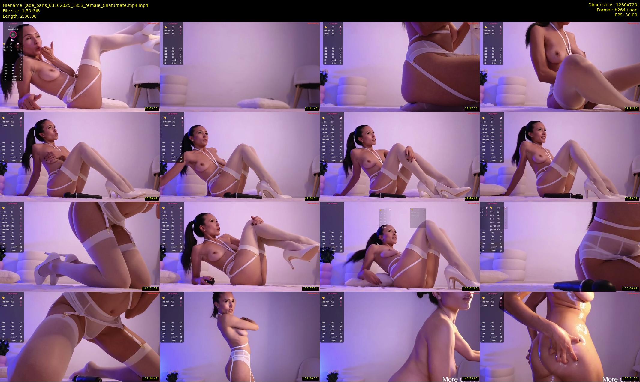 jade_paris — 121 minute Chaturbate female cam show recording, 720p, Oct 3, 2025