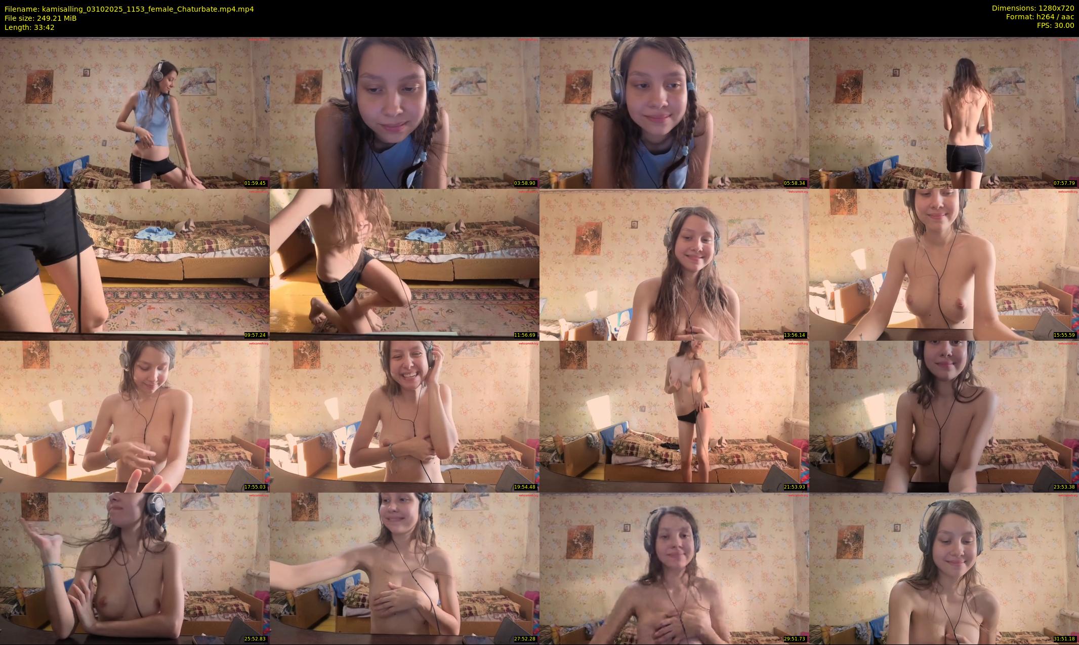 kamisalling — 34 minute Chaturbate female cam show recording, 720p, Oct 3, 2025