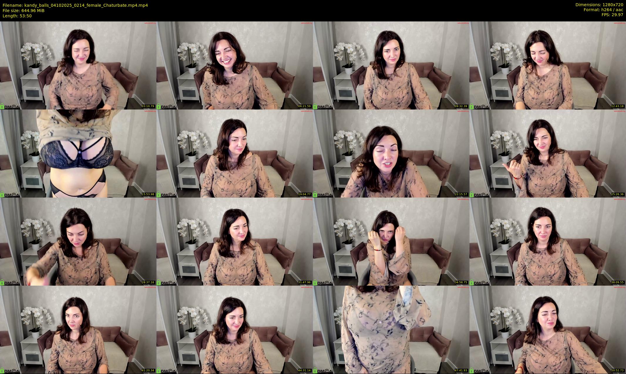 kandy_balls — 54 minute Chaturbate female cam show recording, 720p, Oct 4, 2025