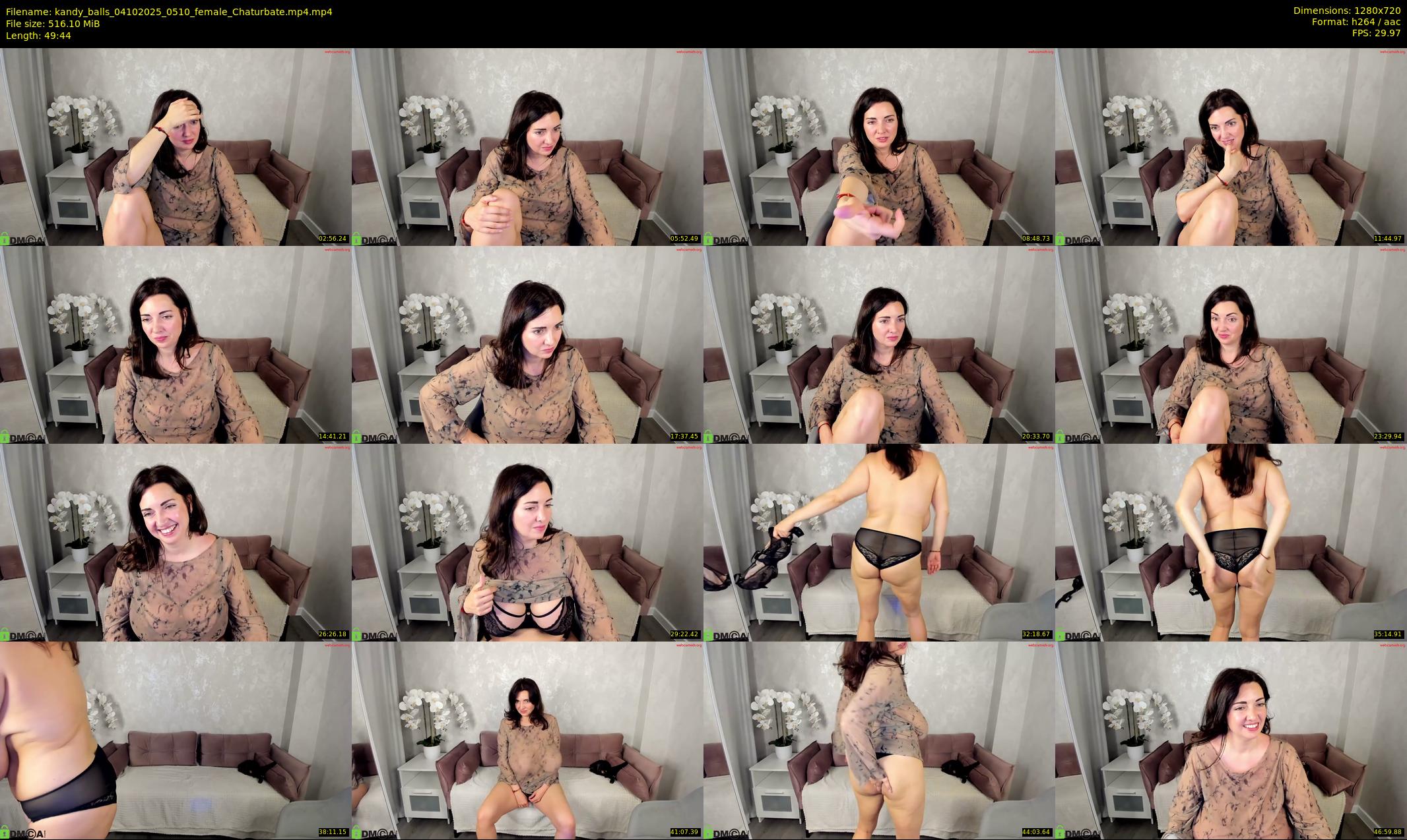 kandy_balls — 50 minute Chaturbate female cam show recording, 720p, Oct 4, 2025