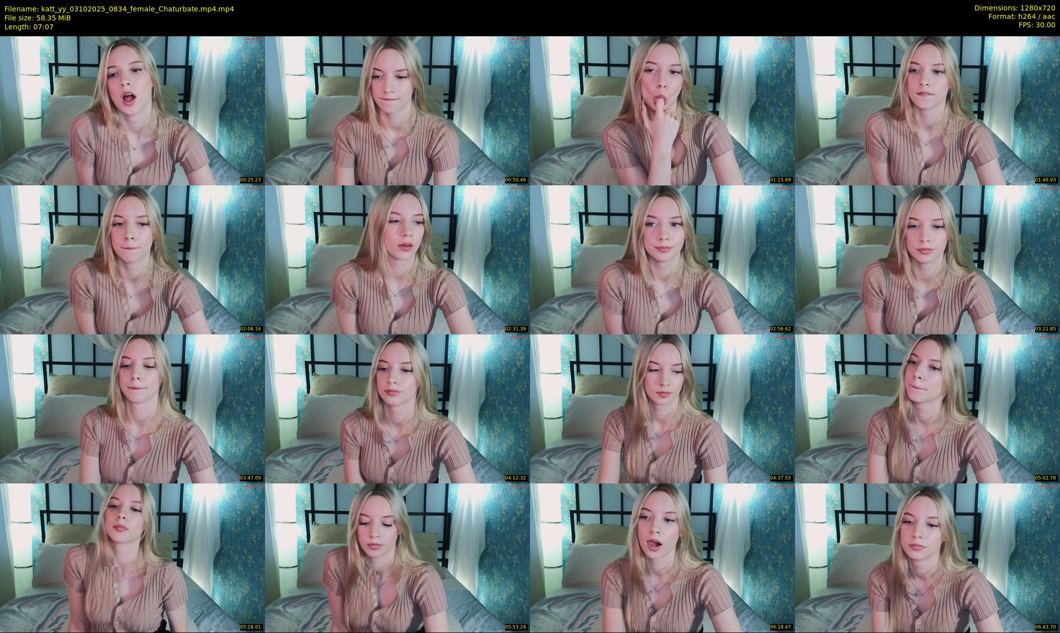 katt_yy — 8 minute Chaturbate female cam show recording, 720p, Oct 3, 2025