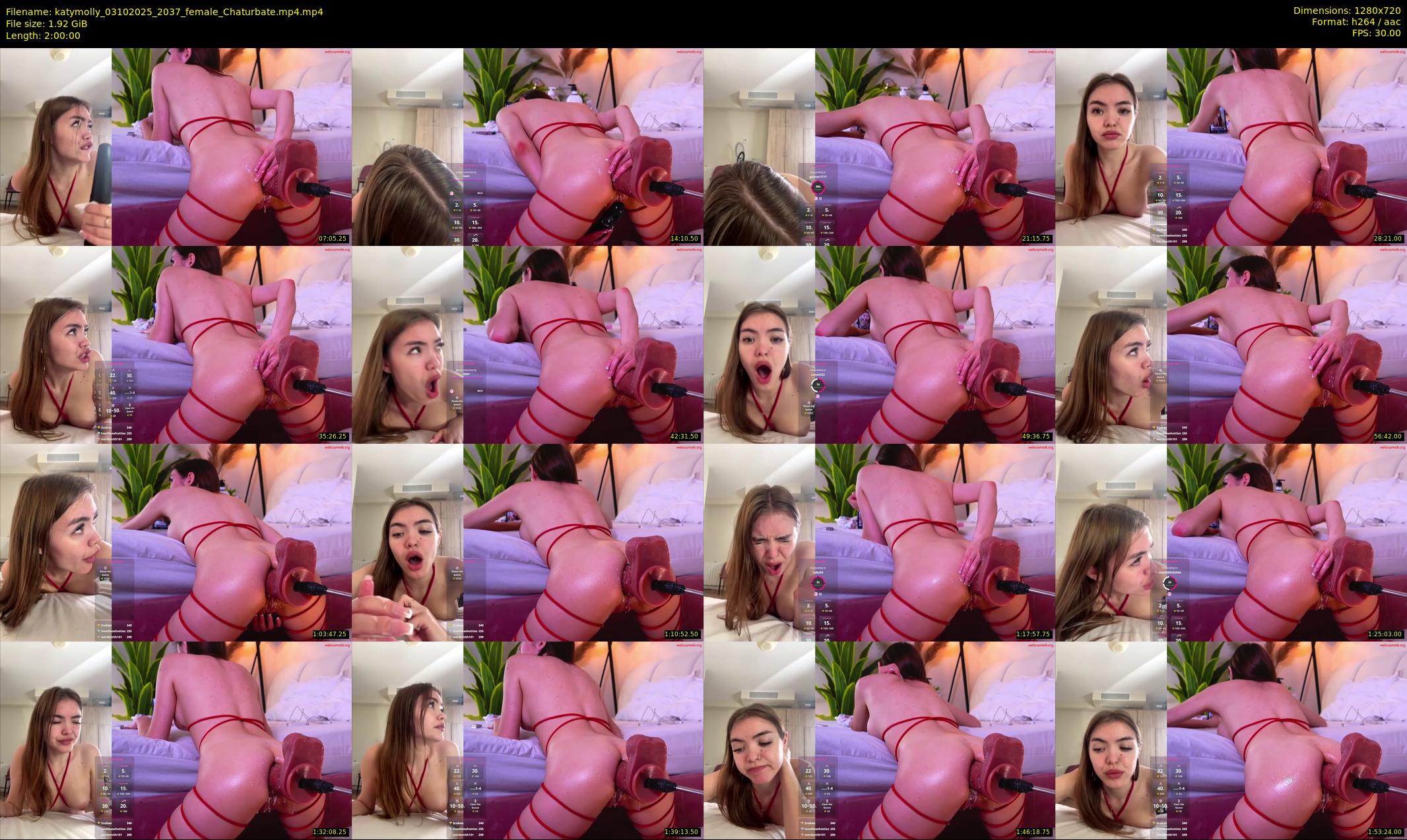 katymolly — 120 minute Chaturbate female cam show recording, 720p, Oct 3, 2025