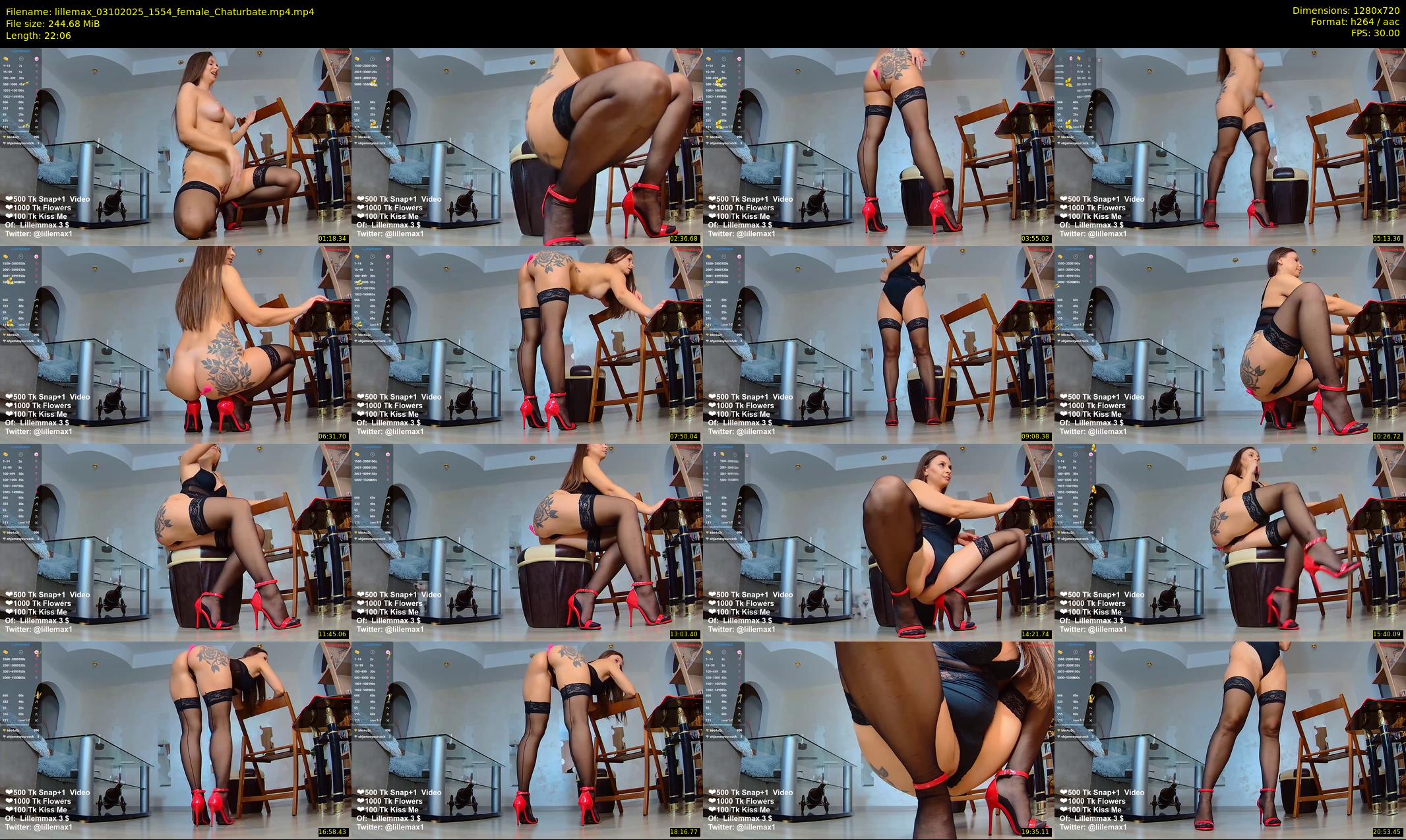 lillemax — 23 minute Chaturbate female cam show recording, 720p, Oct 3, 2025