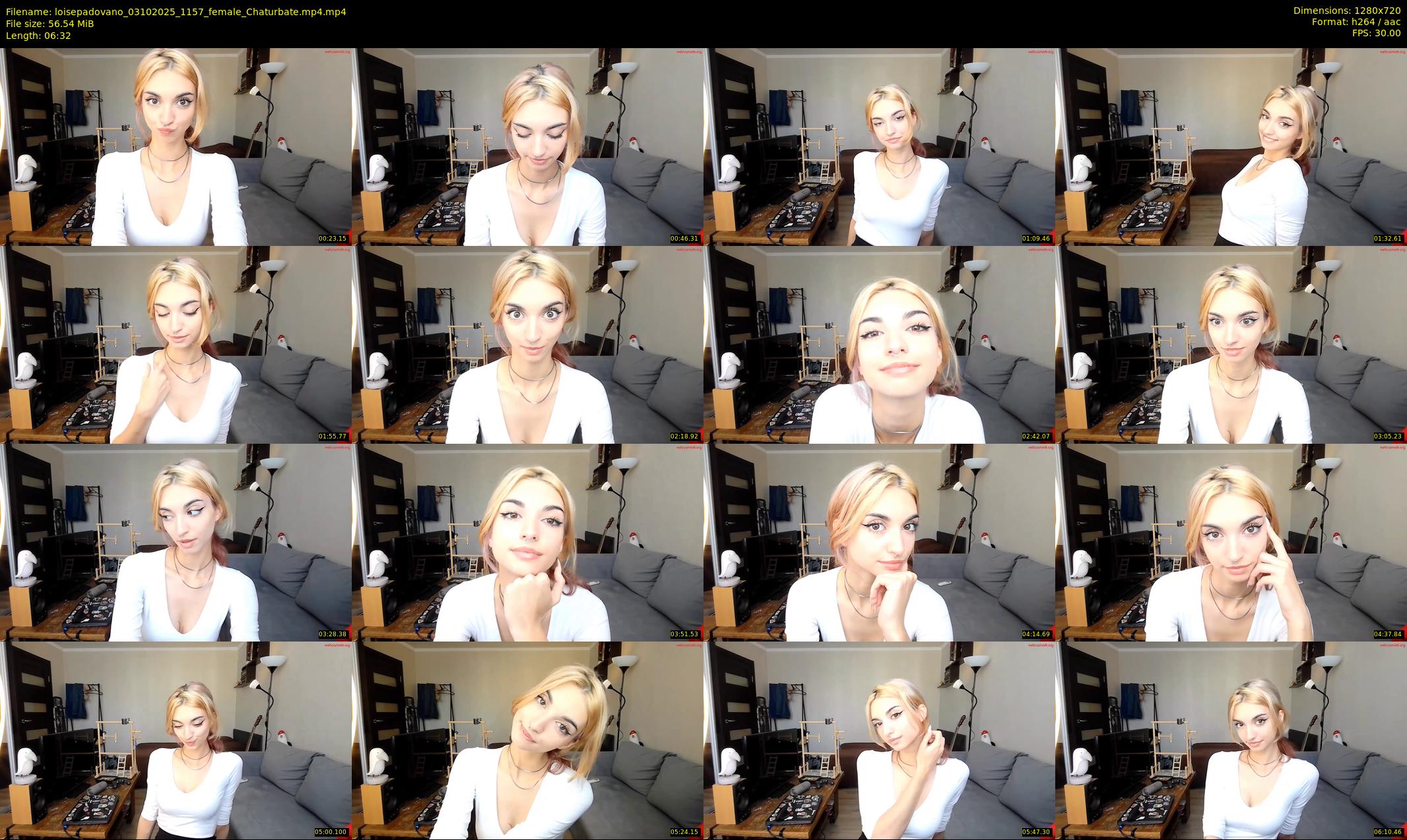 loisepadovano — 7 minute Chaturbate female cam show recording, 720p, Oct 3, 2025