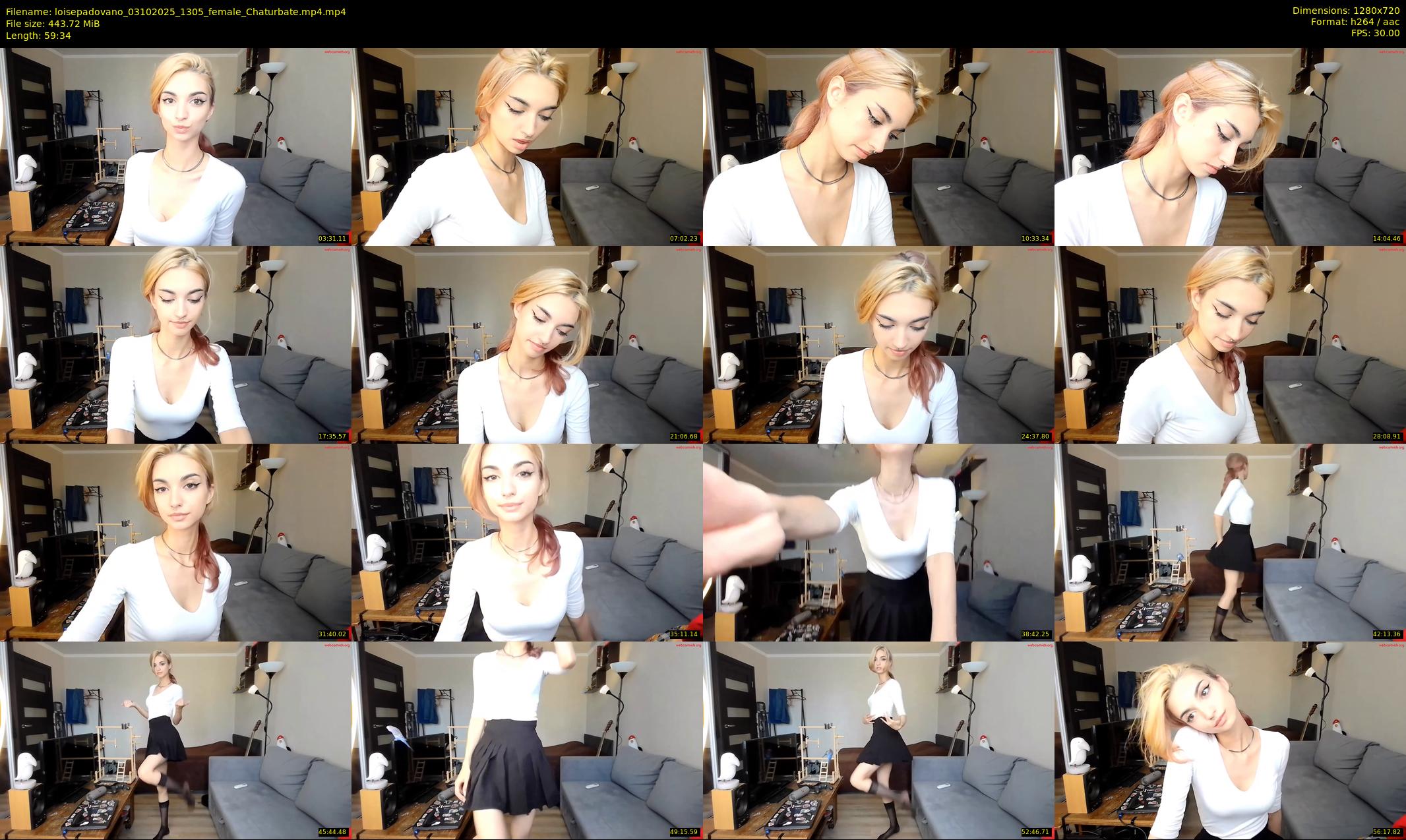 loisepadovano — 60 minute Chaturbate female cam show recording, 720p, Oct 3, 2025