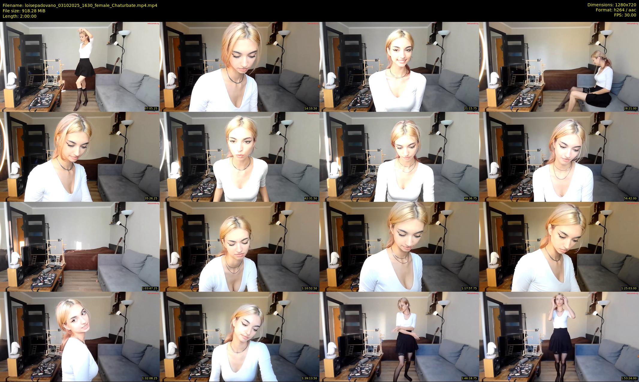 loisepadovano — 120 minute Chaturbate female cam show recording, 720p, Oct 3, 2025