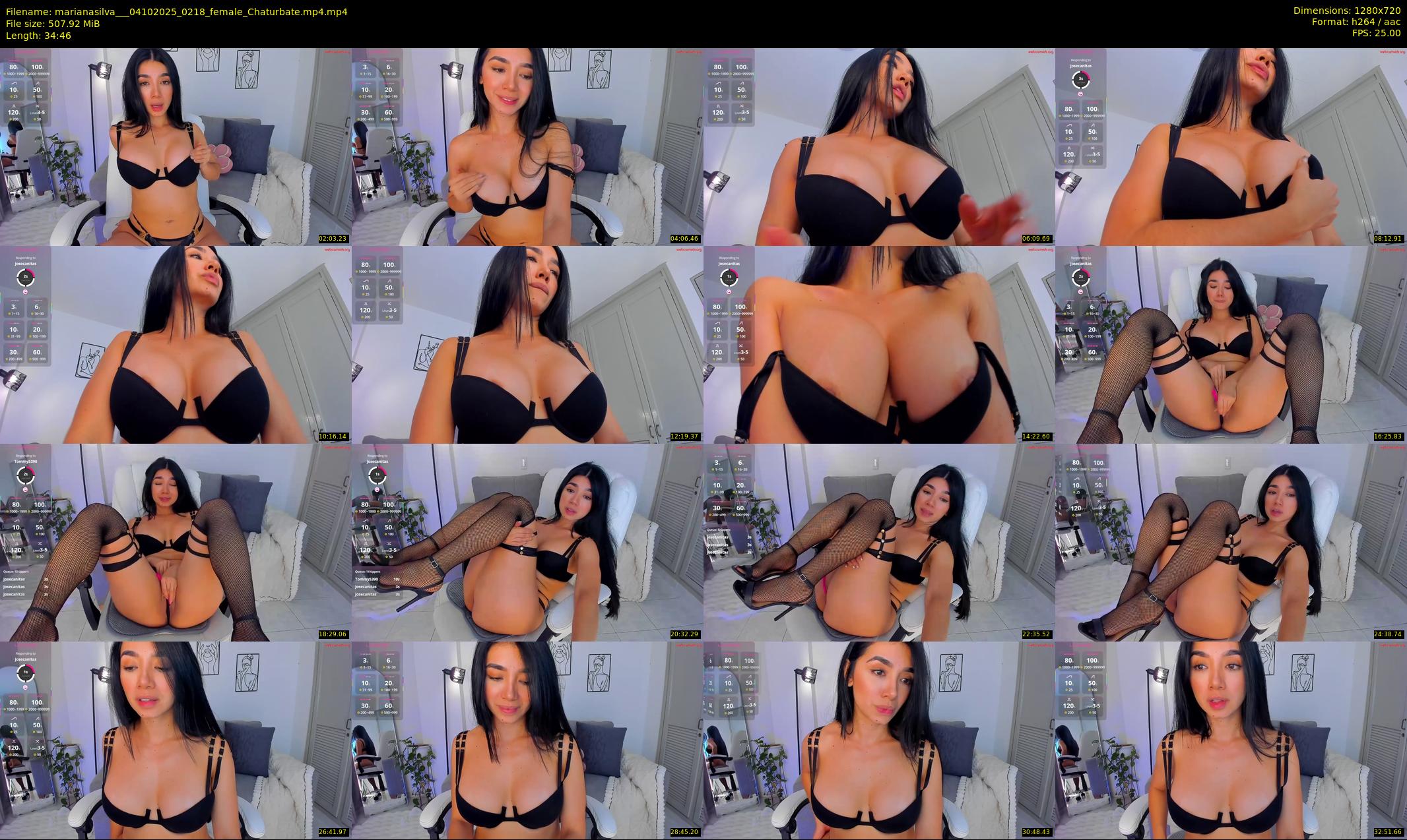 marianasilva__ — 35 minute Chaturbate female cam show recording, 720p, Oct 4, 2025
