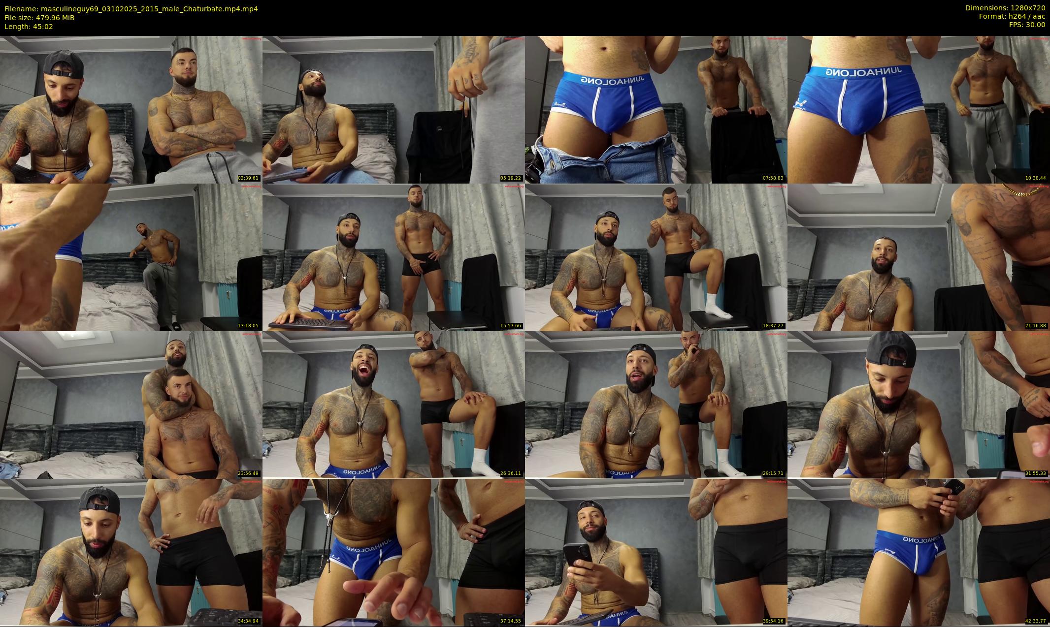 masculineguy69 — 46 minute Chaturbate male cam show recording, 720p, Oct 3, 2025