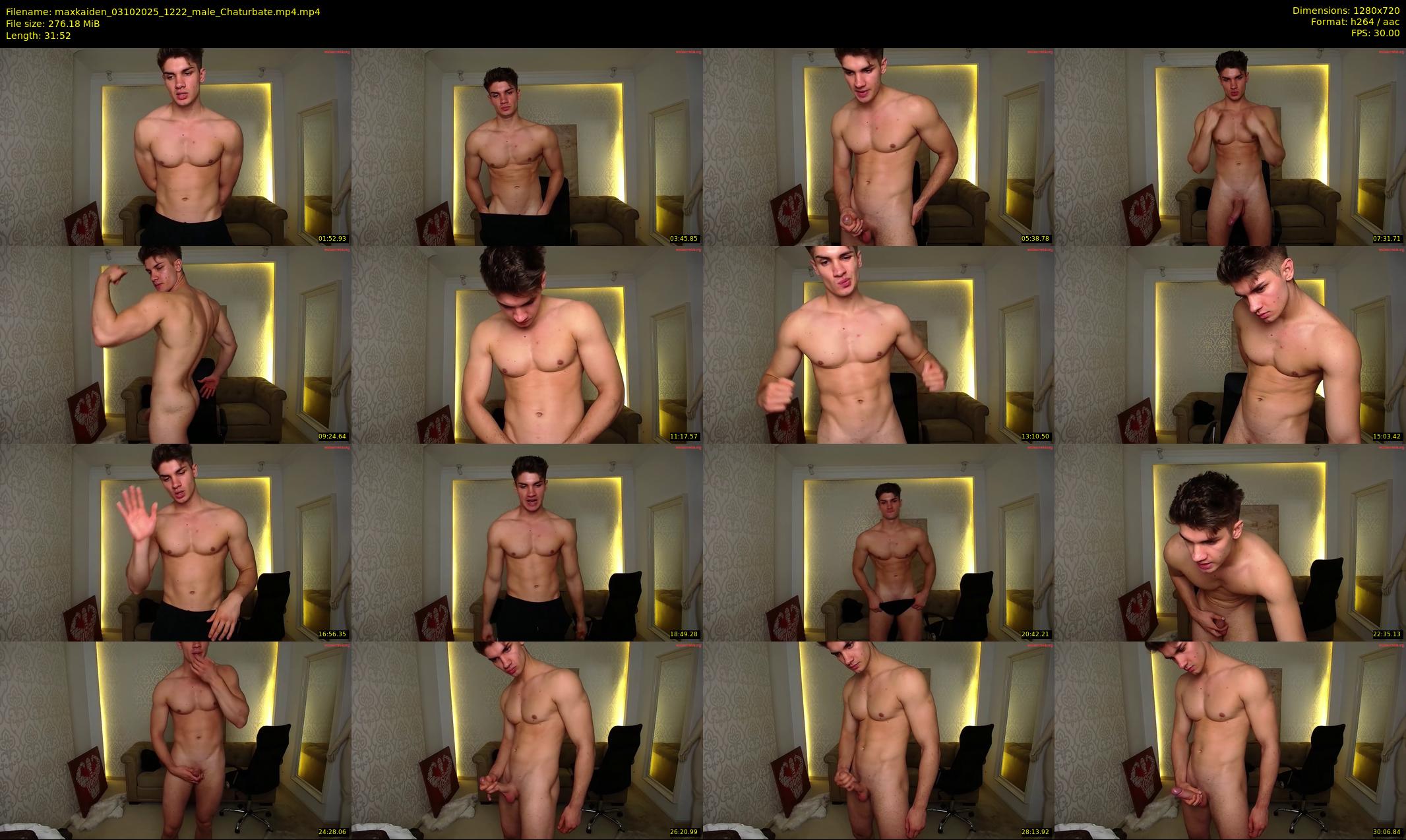 maxkaiden — 32 minute Chaturbate male cam show recording, 720p, Oct 3, 2025