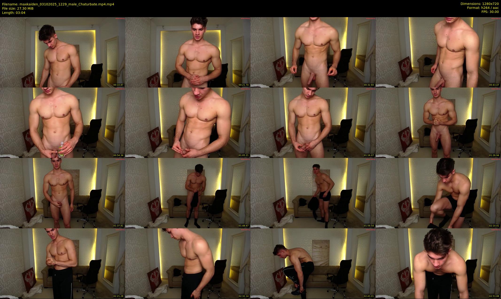 maxkaiden — 4 minute Chaturbate male cam show recording, 720p, Oct 3, 2025