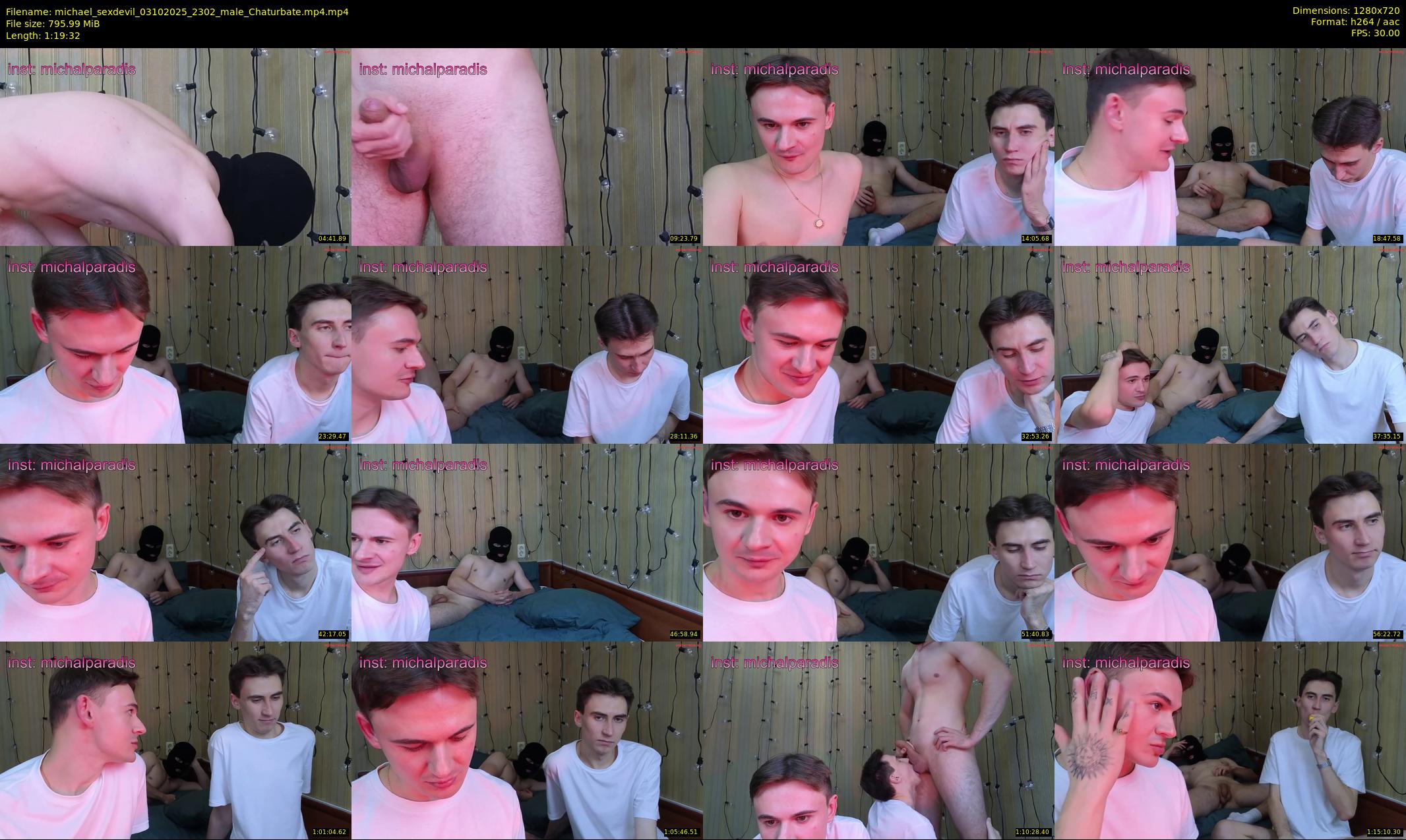 michael_sexdevil — 80 minute Chaturbate male cam show recording, 720p, Oct 3, 2025