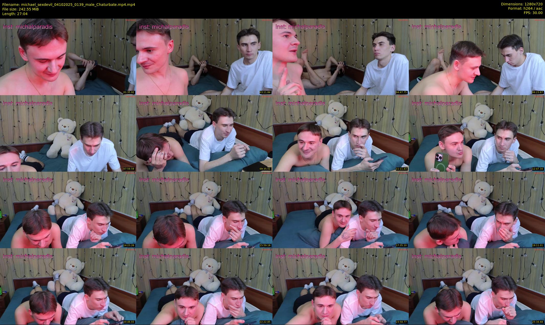 michael_sexdevil — 28 minute Chaturbate male cam show recording, 720p, Oct 4, 2025