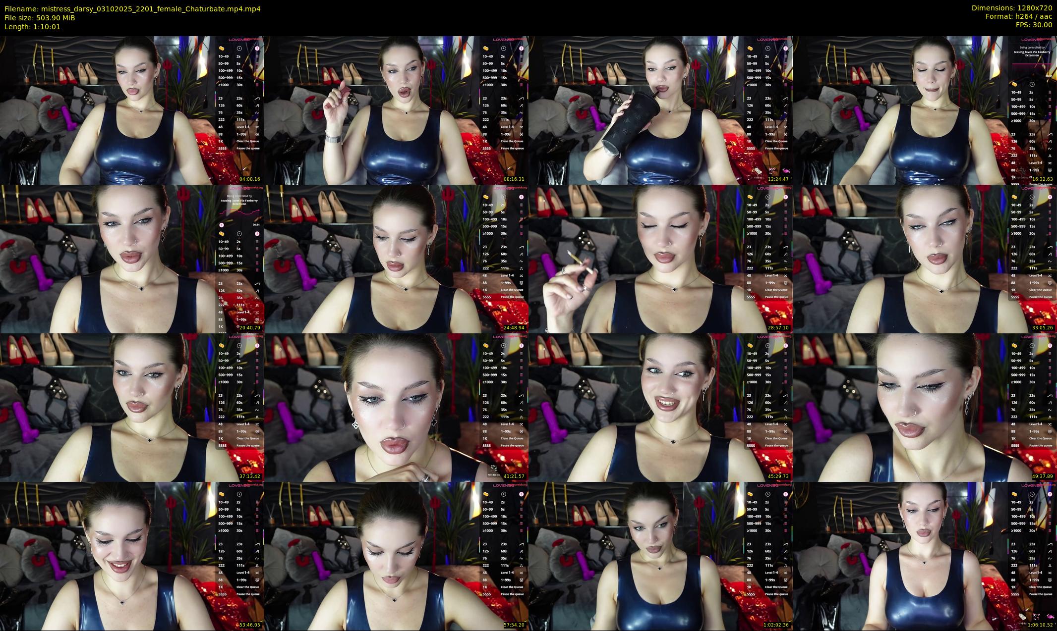 mistress_darsy — 71 minute Chaturbate female cam show recording, 720p, Oct 3, 2025